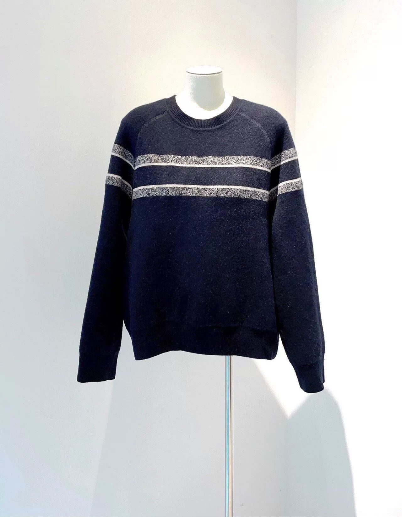 Dior Dior Round Neck Oversized Monogram Cashmere Sweater Size M / US 6-8 / IT 42-44 - 3 Thumbnail