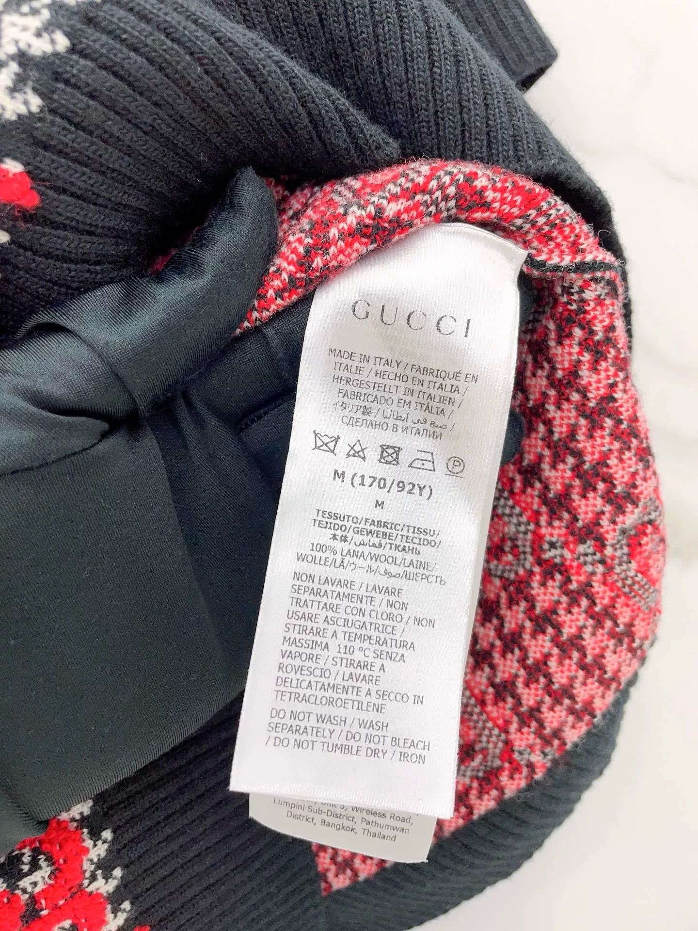 Gucci Gucci GG Bouclé Houndstooth Wool Top Size M / US 6-8 / IT 42-44 - 8 Thumbnail