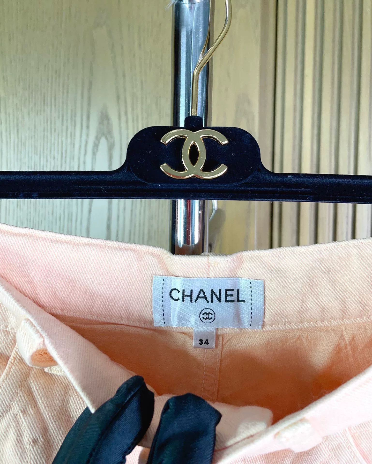 Chanel Chanel Coco Orange Pink Denim Shorts Size 34" / US 12 / IT 48 - 7 Thumbnail