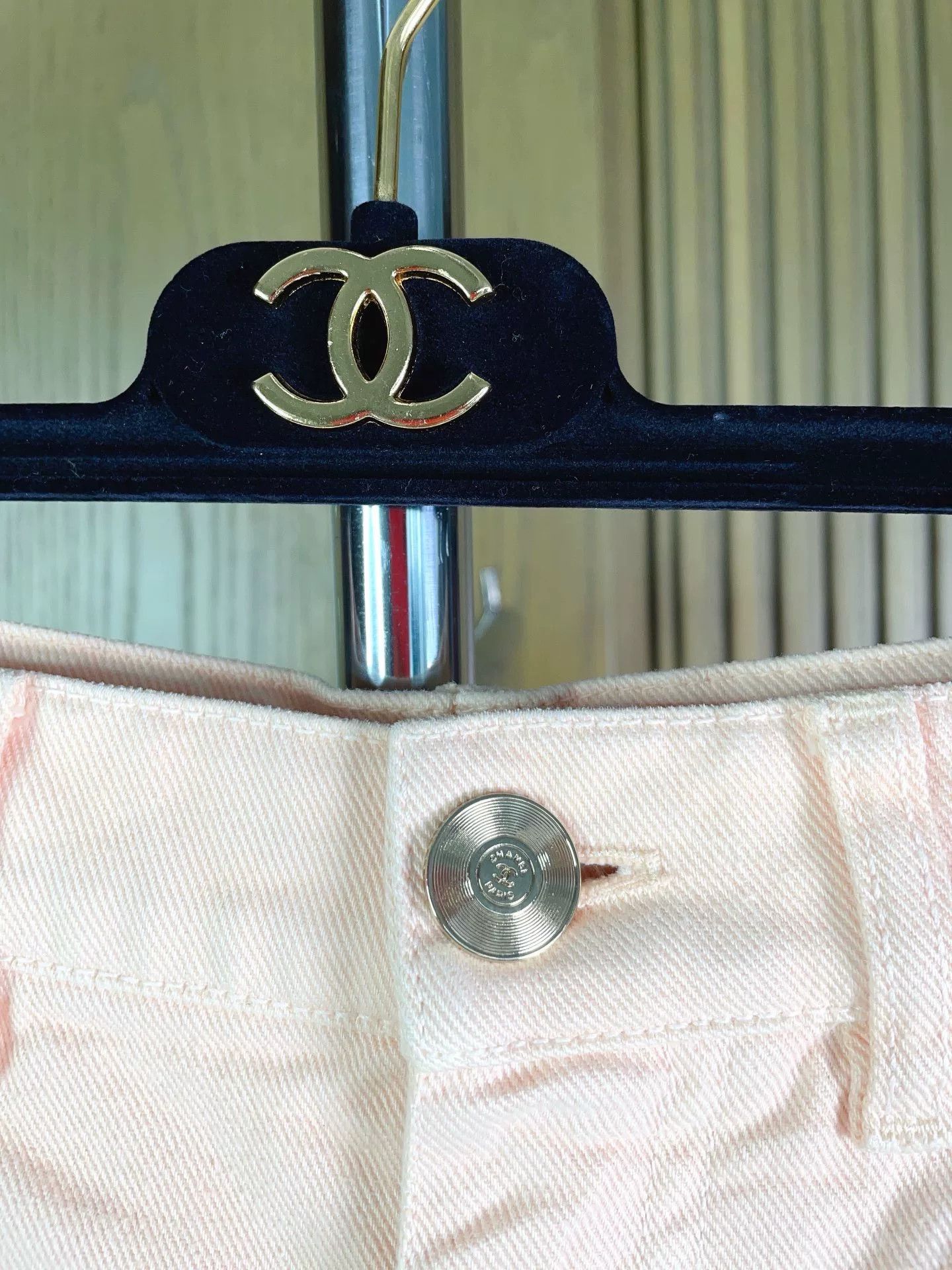 Chanel Chanel Coco Orange Pink Denim Shorts Size 34" / US 12 / IT 48 - 5 Thumbnail