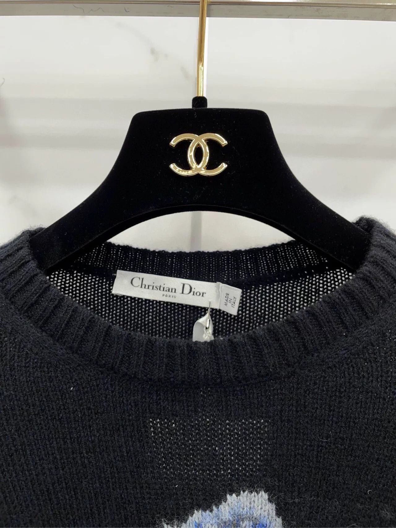 Dior Dior Black Cashmere Angel Wing Sweater Size XS / US 0-2 / IT 36-38 - 3 Thumbnail