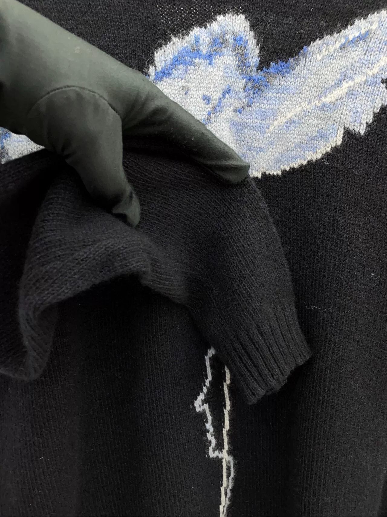 Dior Dior Black Cashmere Angel Wing Sweater Size XS / US 0-2 / IT 36-38 - 5 Thumbnail