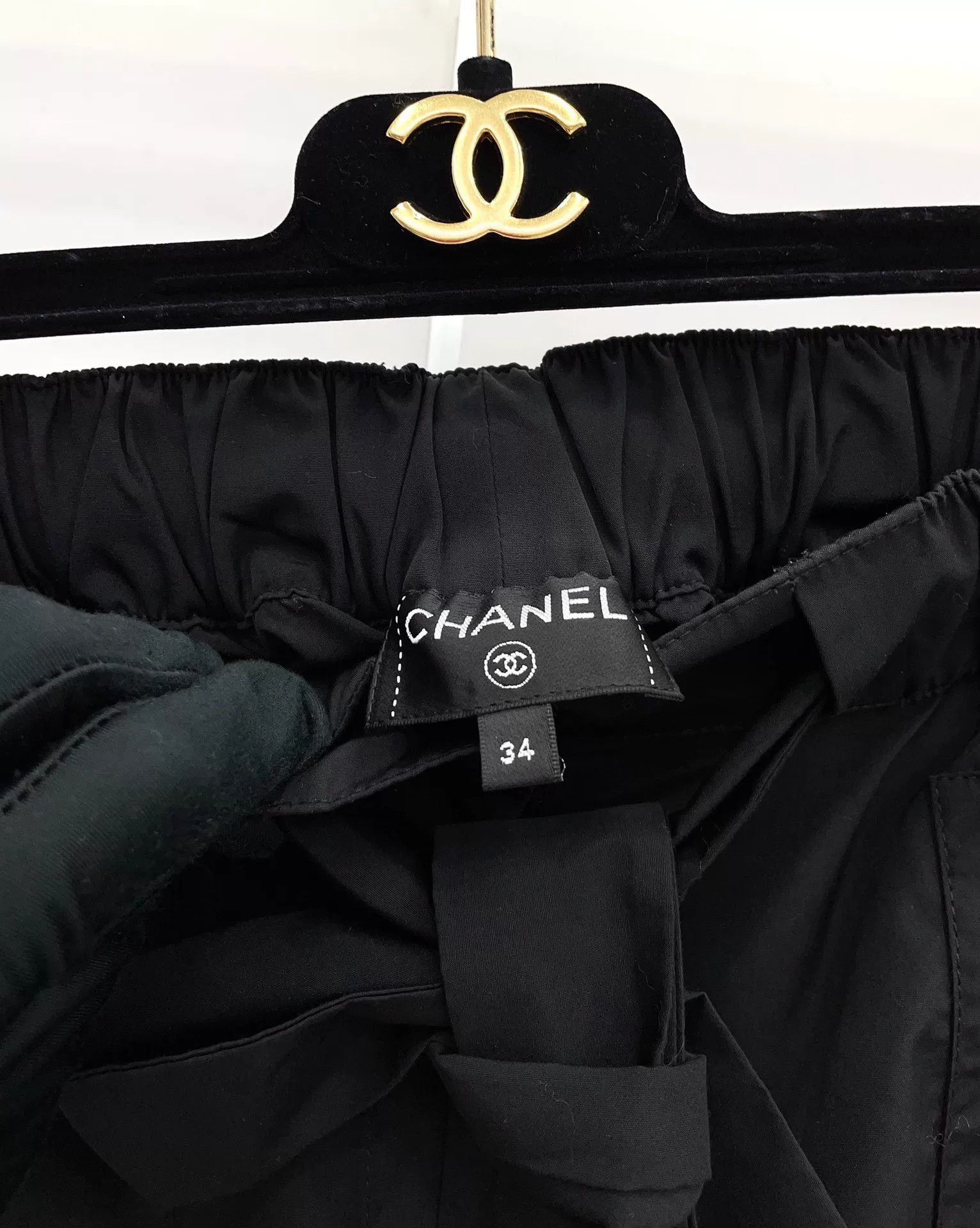 Chanel Chanel Black Tulle Bow Tie Shorts Size 34" / US 12 / IT 48 - 7 Thumbnail