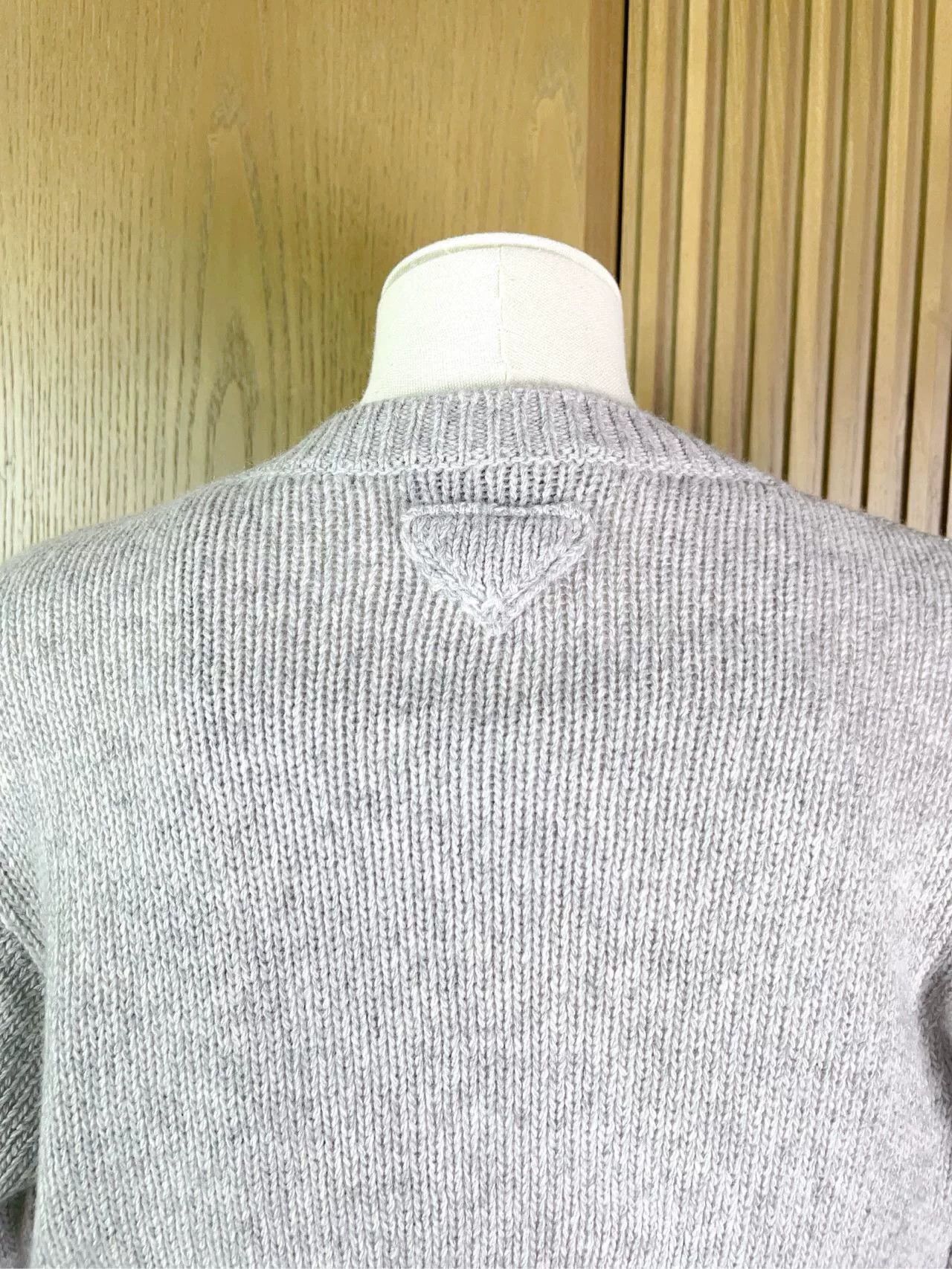 Prada Prada Gray Knit Cardigan Camisole Set Size XS / US 0-2 / IT 36-38 - 7 Thumbnail