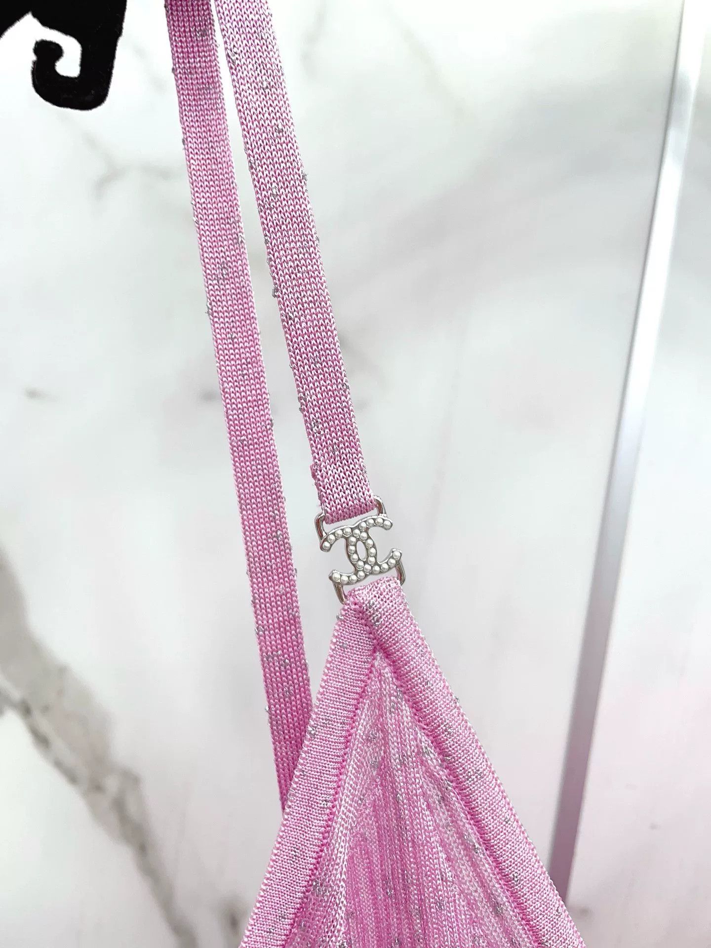 Chanel Chanel 23P Pink Knit Camisole Jumpsuit Size 36" / US 14 / IT 50 - 6 Thumbnail
