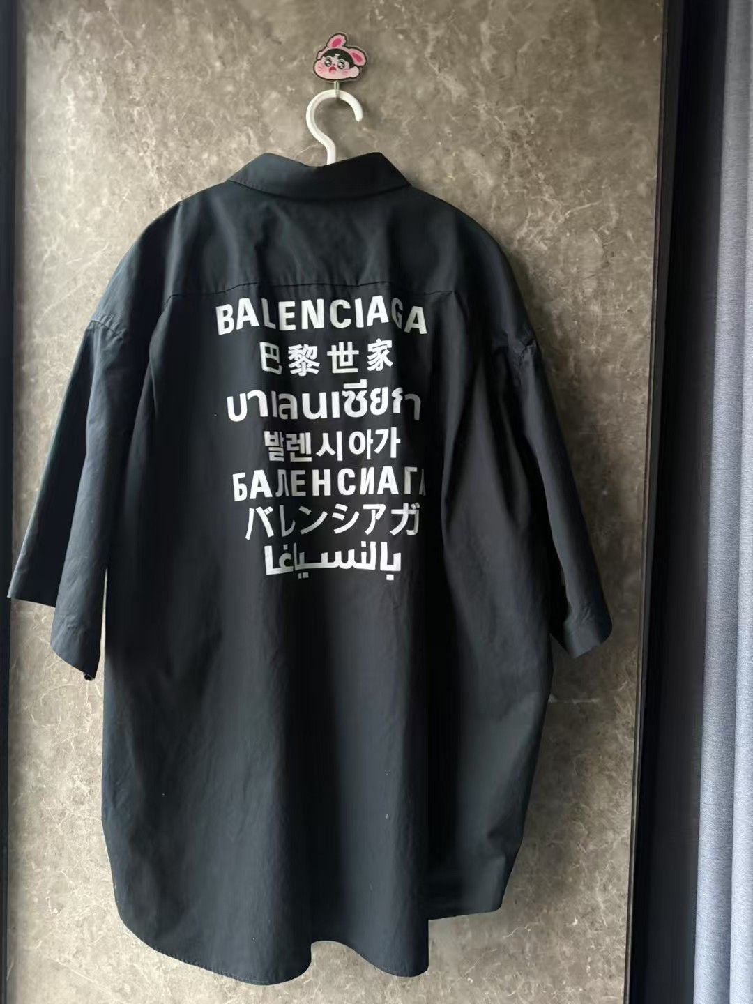 Balenciaga Balenciaga Seven Languages Short Sleeve Shirt Size US XXS / EU 40 - 2 Thumbnail