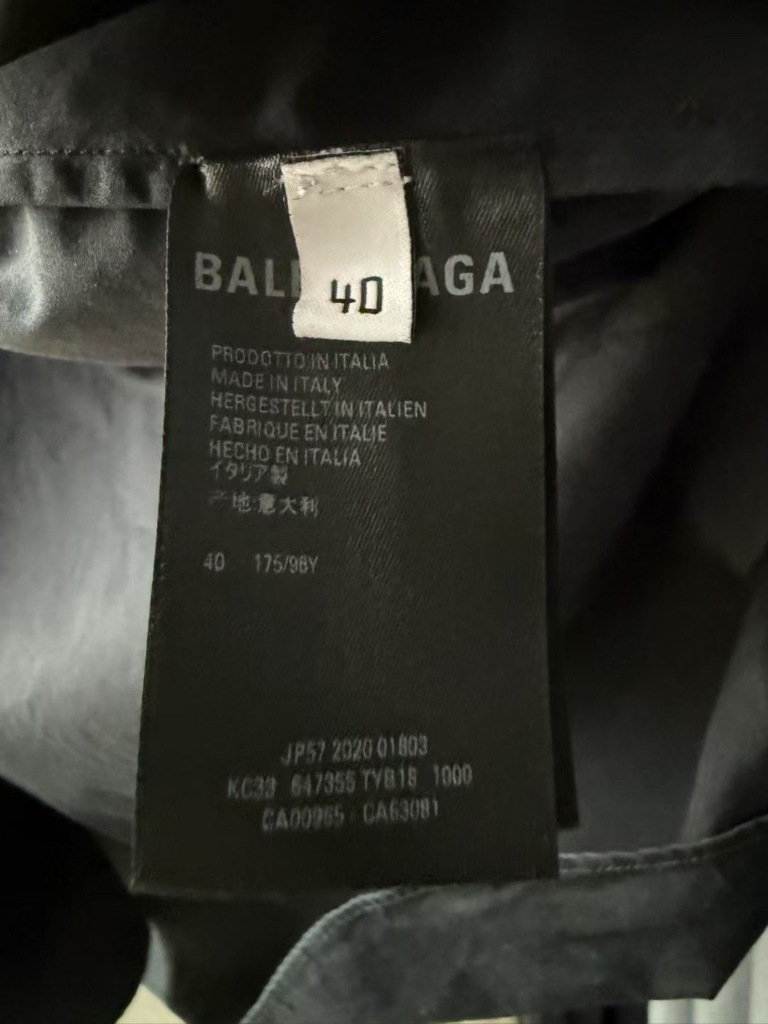 Balenciaga Balenciaga Seven Languages Short Sleeve Shirt Size US XXS / EU 40 - 4 Thumbnail