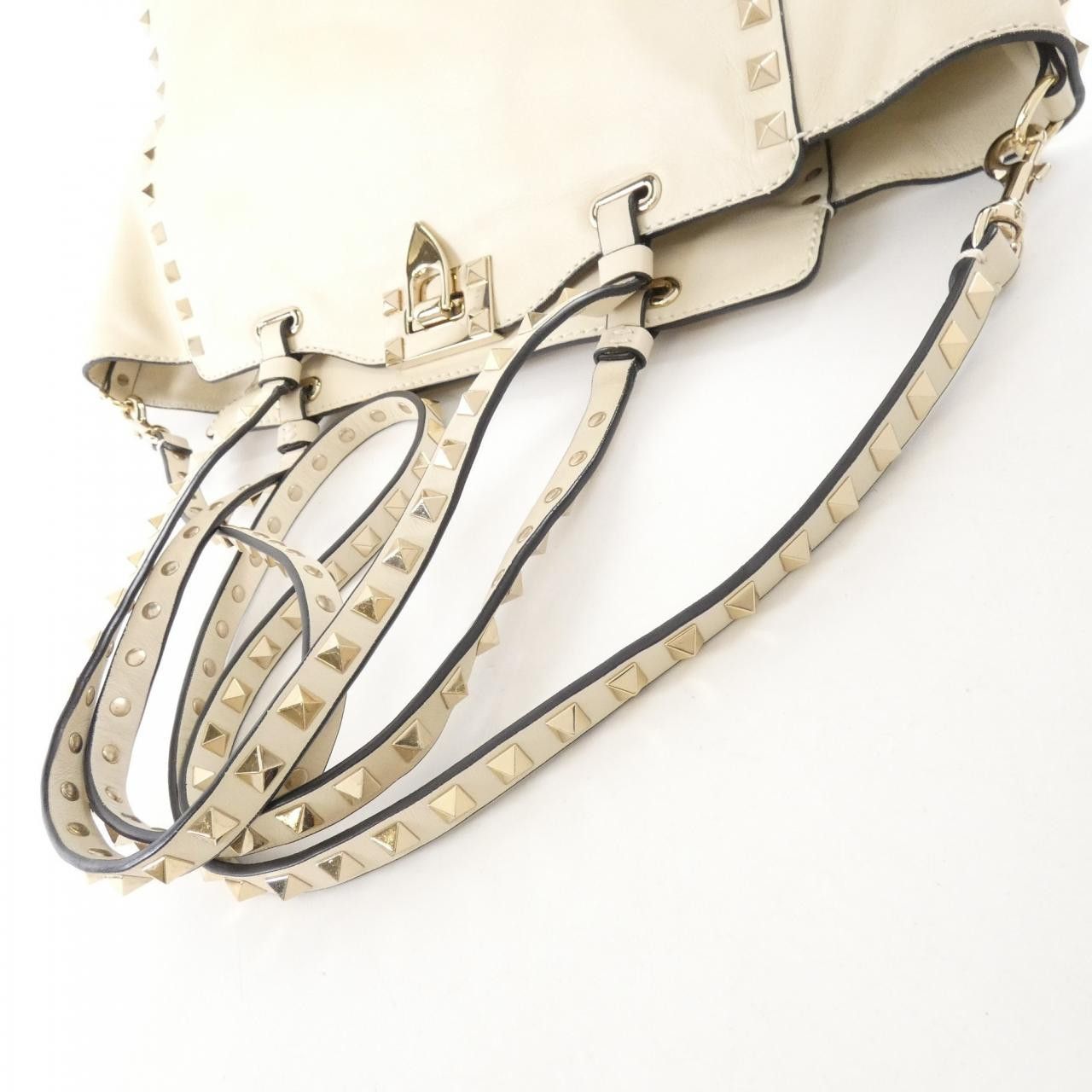 Valentino Valentino Valentino Garavani Leather Handbag Leather Shoulder Bag DUTY FREE for USA Size ONE SIZE - 5 Thumbnail