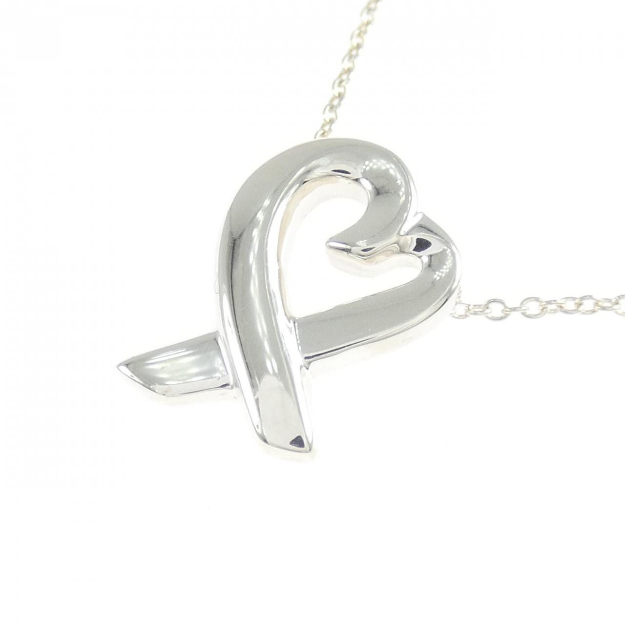 Tiffany & Co. Tiffany & Co. Tiffany Loving Heart Small 925 Silver Necklace Precious Metal Necklace 60022337 DUTY FREE for USA Size ONE SIZE - 3 Thumbnail