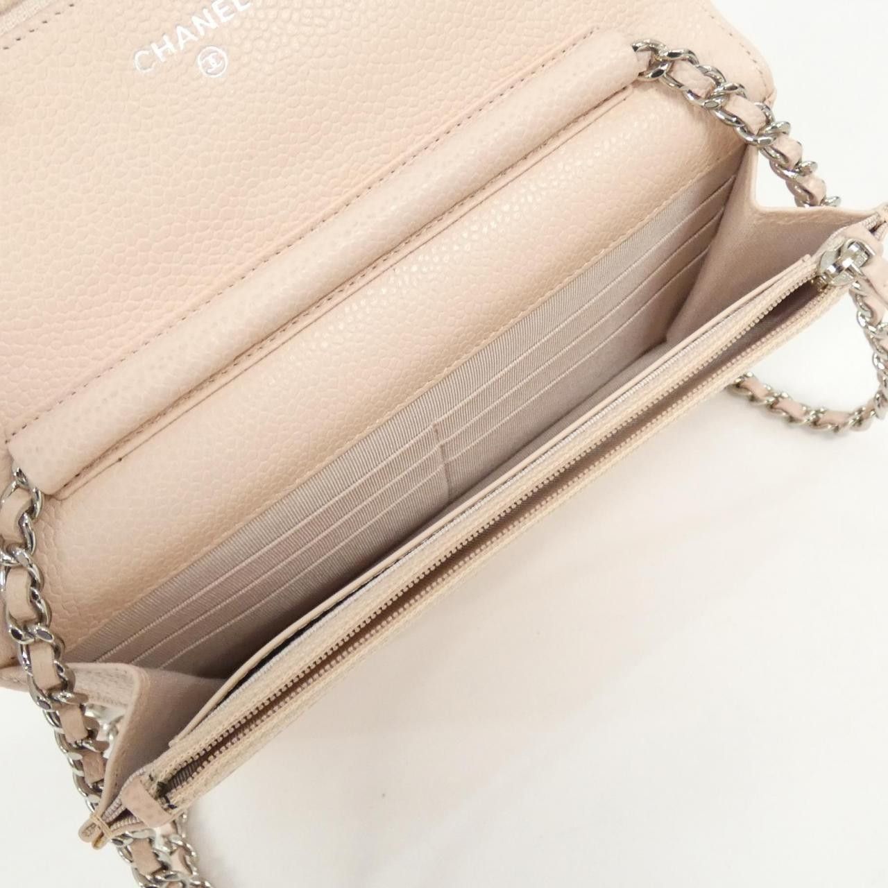 Chanel Chanel Chanel Timeless Classic Caviar Skin Wallet Leather Shoulder DUTY FREE for USA Size ONE SIZE - 8 Thumbnail