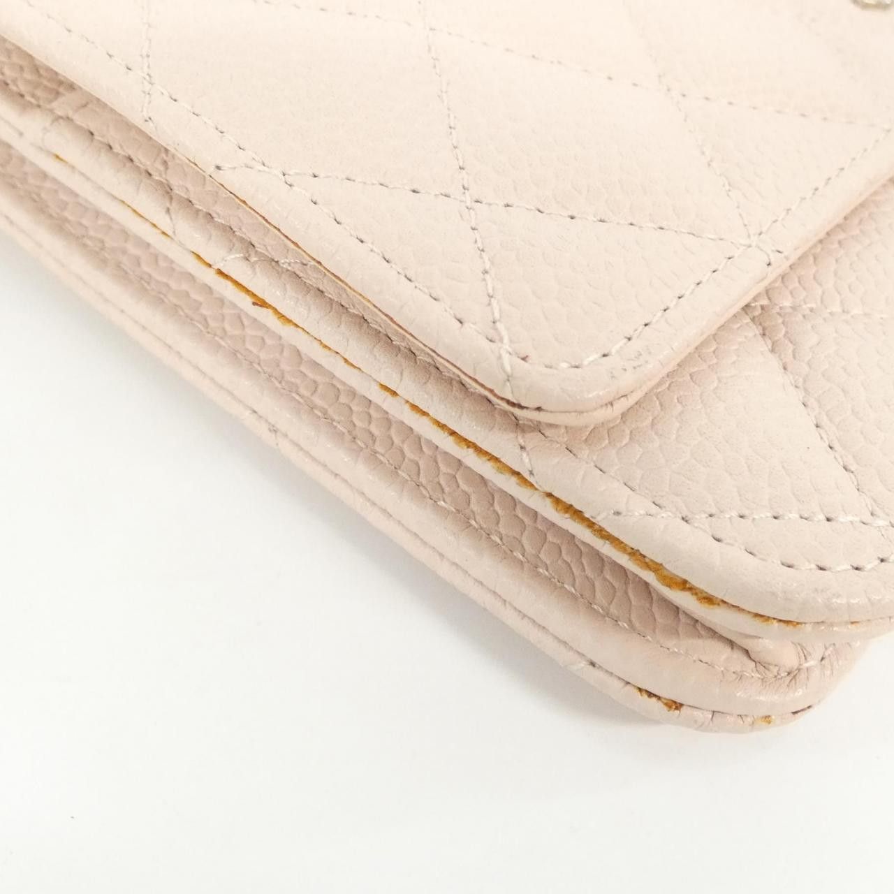 Chanel Chanel Chanel Timeless Classic Caviar Skin Wallet Leather Shoulder DUTY FREE for USA Size ONE SIZE - 3 Thumbnail