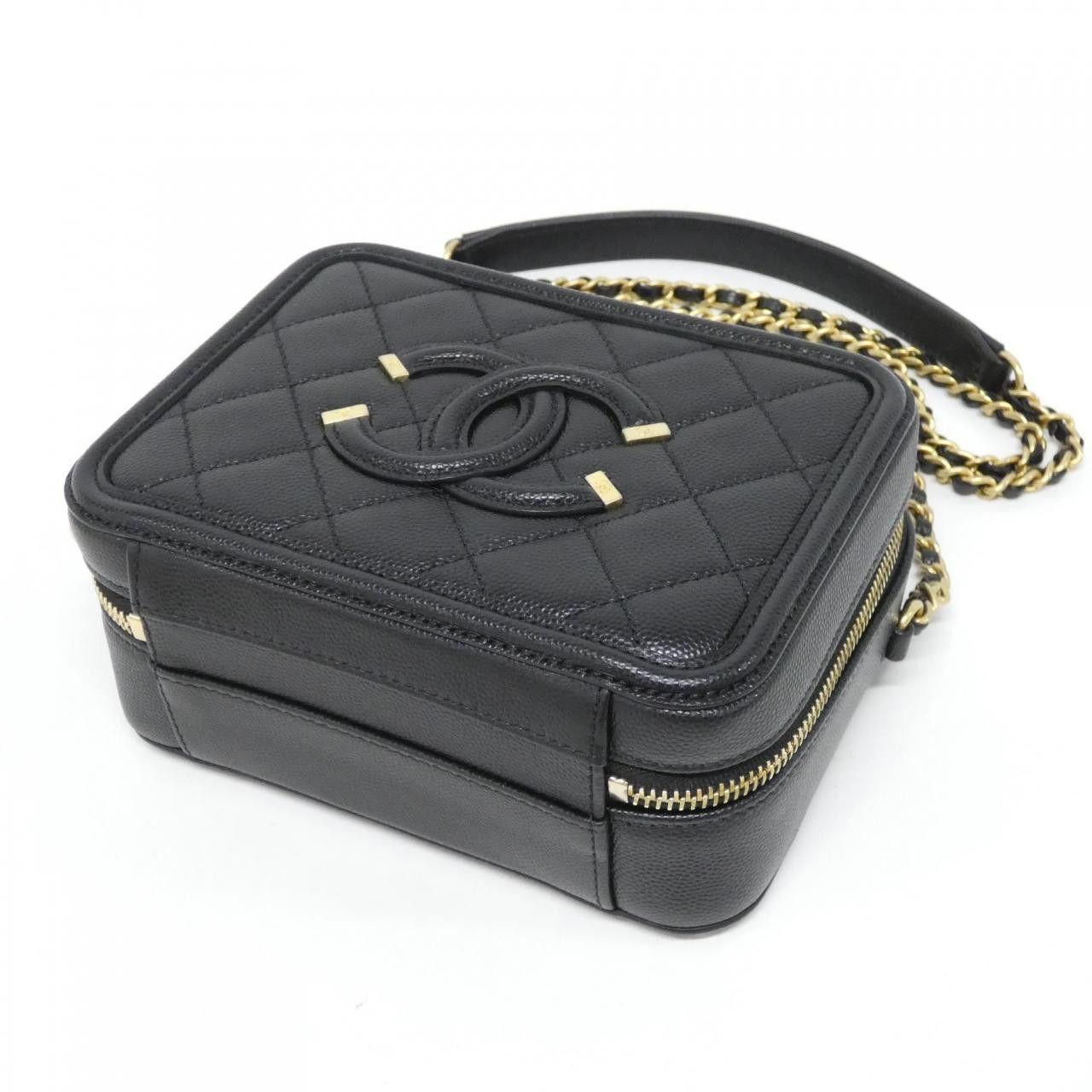 Chanel Chanel Chanel Caviar Skin 2way Bag Leather Crossbody Bag 93342 DUTY FREE for USA Size ONE SIZE - 3 Thumbnail