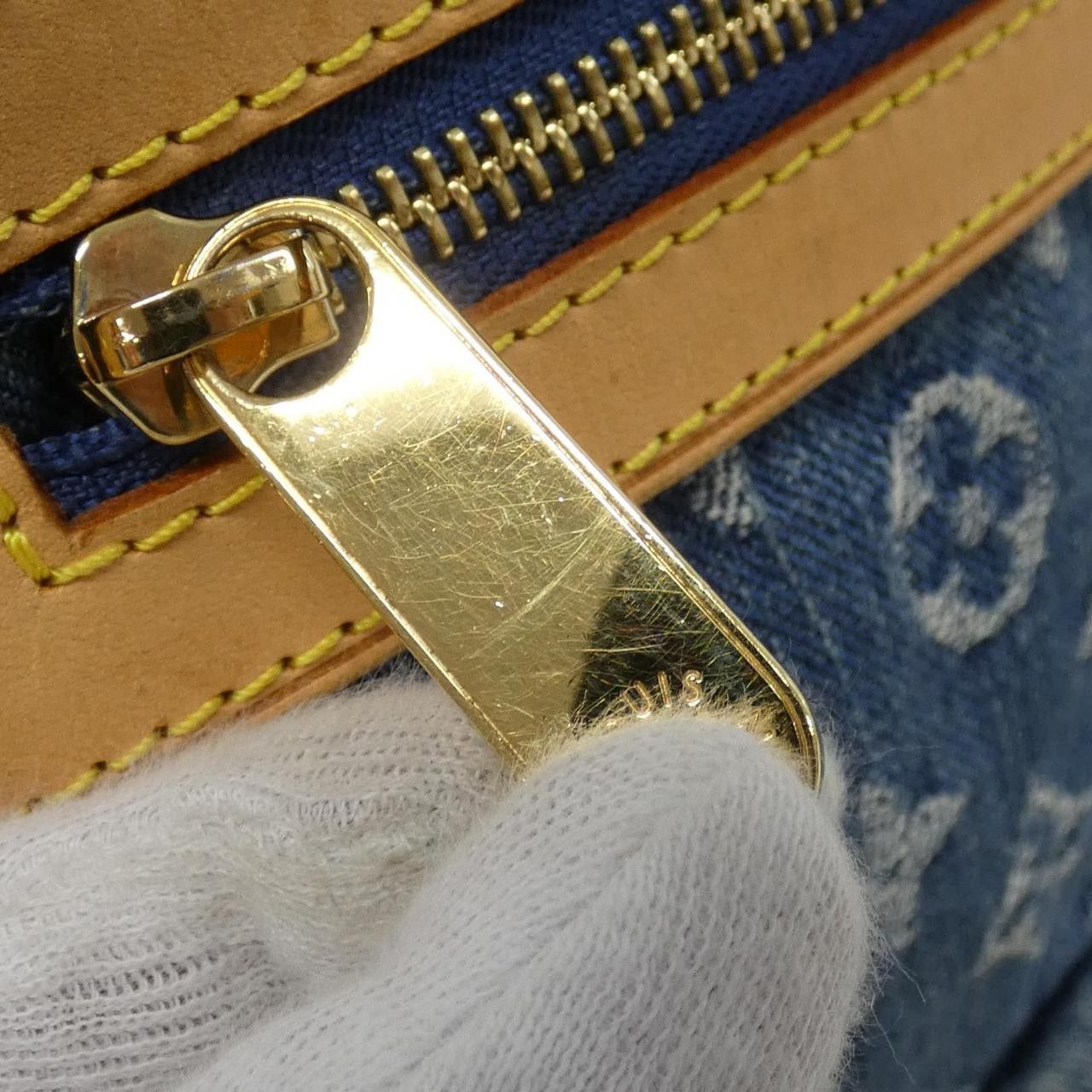 Louis Vuitton Louis Vuitton Louis Vuitton Monogram Denim Shoulder Bag Textile Shoulder Bag M95048 DUTY FREE for USA Size ONE SIZE - 6 Thumbnail