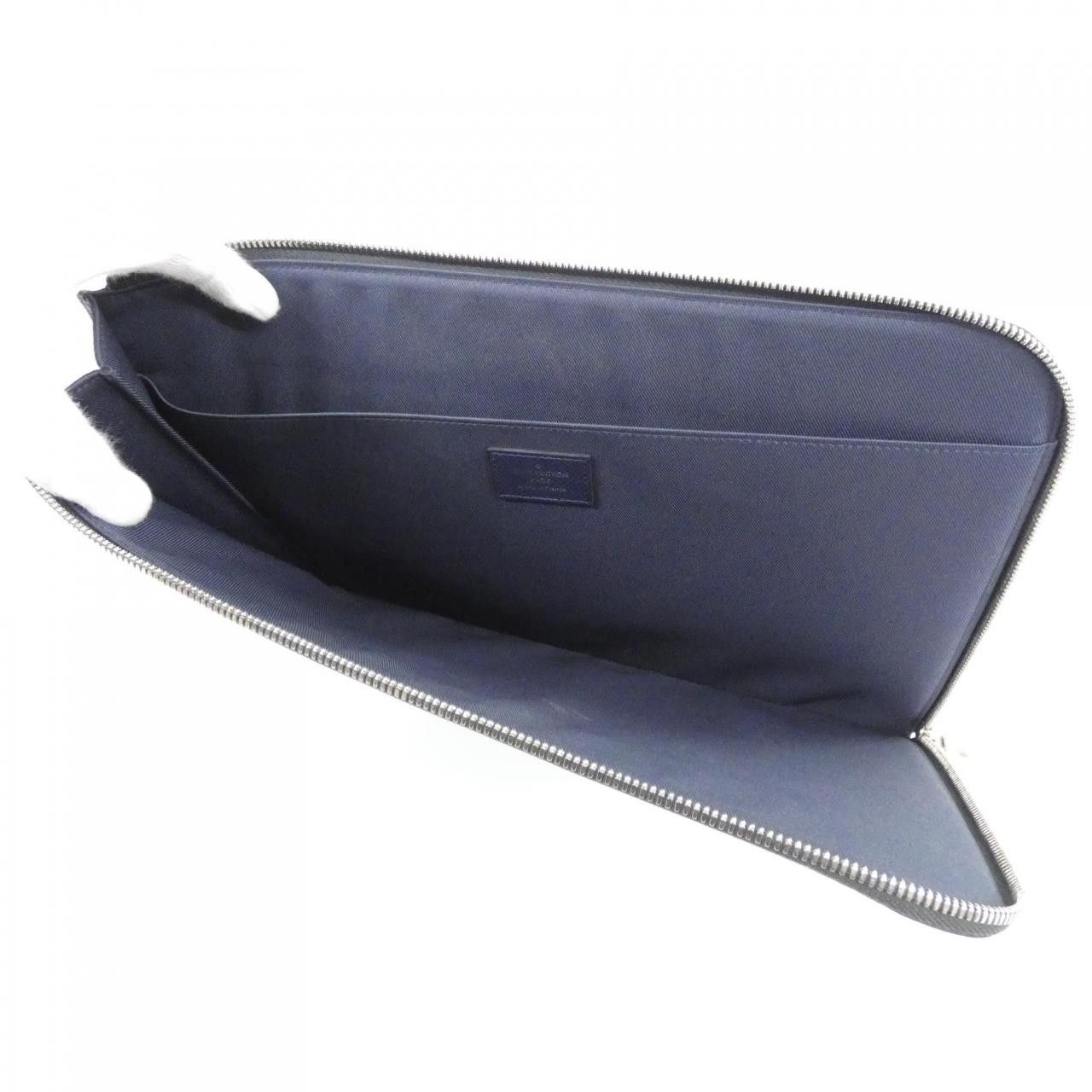 Louis Vuitton Louis Vuitton Louis Vuitton Pochette Jour Monogram Cobalt Clutch Bag Textile Clutch Bag M61679 DUTY FREE for USA Size ONE SIZE - 7 Thumbnail
