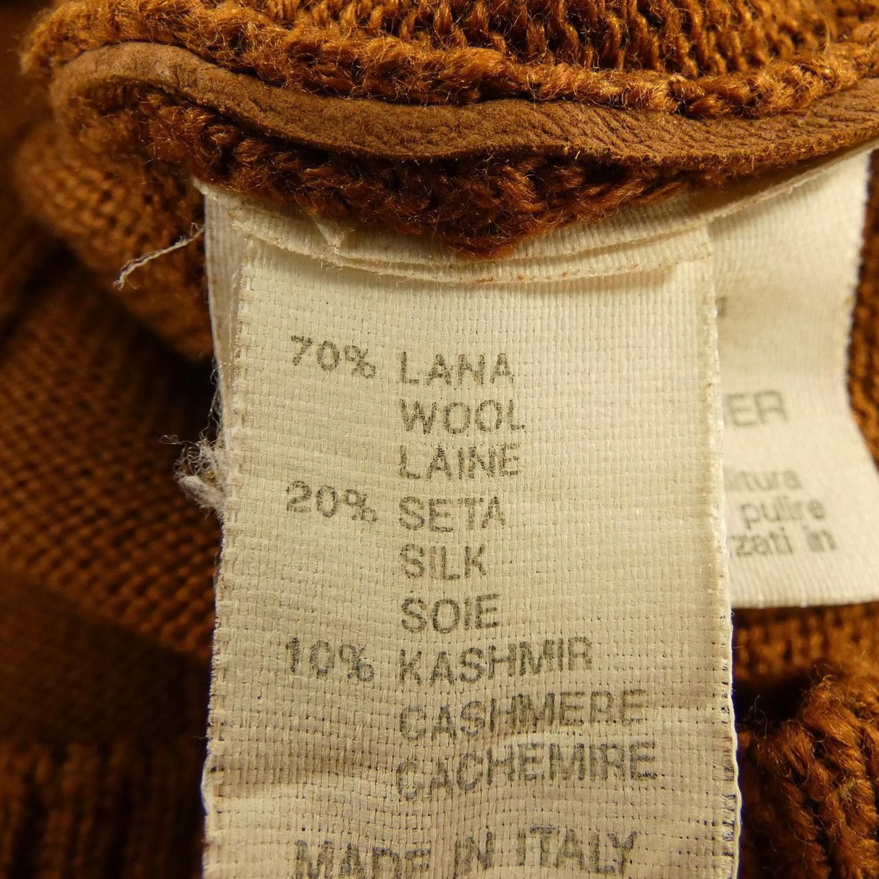 Hermes Hermes Hermes Cashmere Blend Cardigan Textile Tops DUTY FREE for USA Size ONE SIZE - 3 Thumbnail