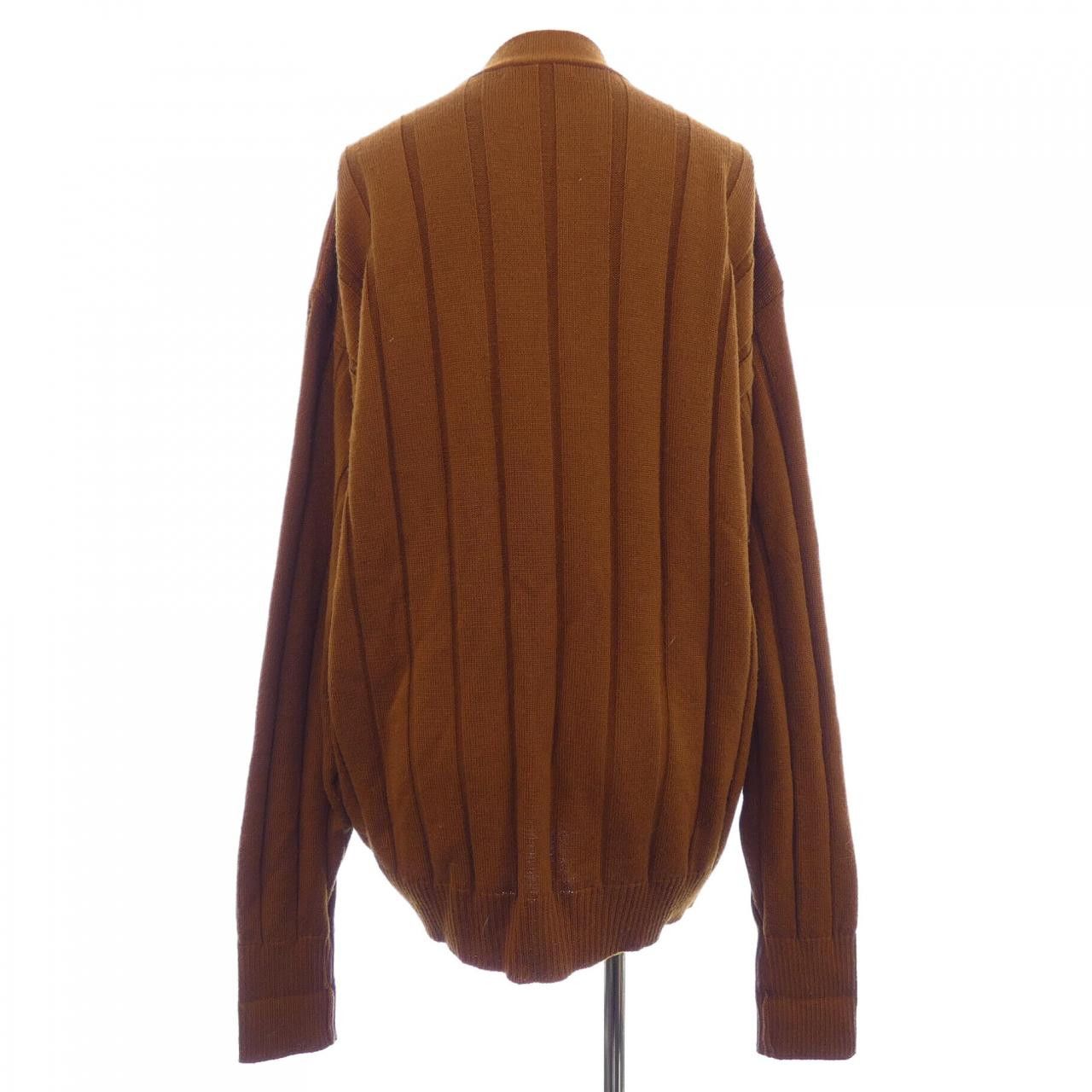 Hermes Hermes Hermes Cashmere Blend Cardigan Textile Tops DUTY FREE for USA Size ONE SIZE - 2 Thumbnail