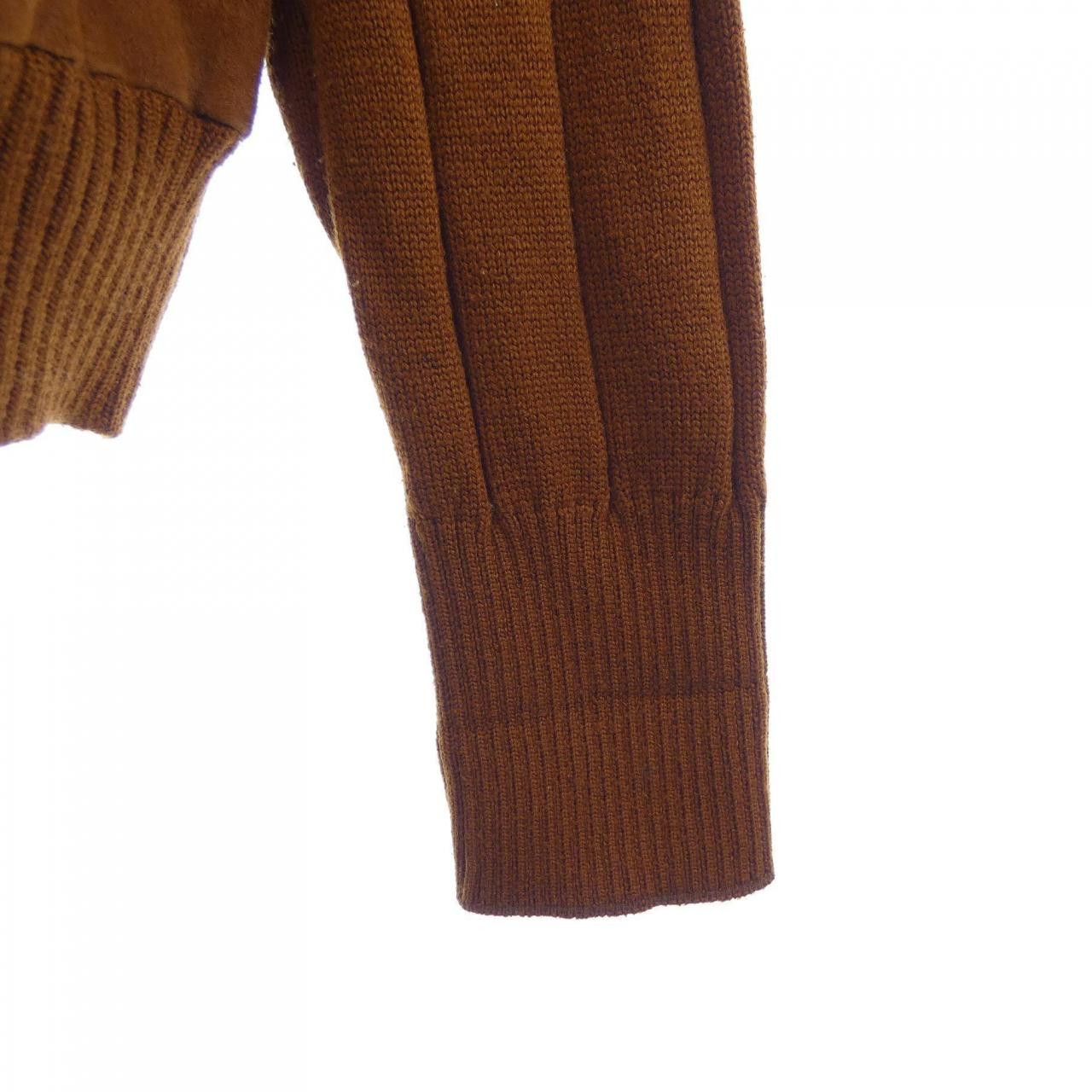 Hermes Hermes Hermes Cashmere Blend Cardigan Textile Tops DUTY FREE for USA Size ONE SIZE - 7 Thumbnail