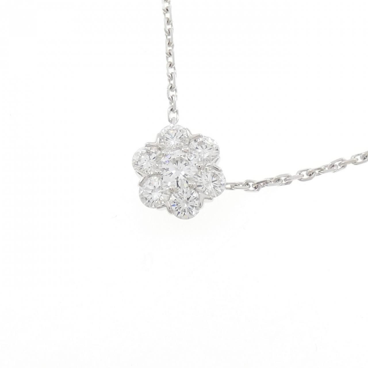 Van Cleef & Arpels Van Cleef & Arpels Van Cleef & Arpels Frivole Au750 White Gold Diamond Necklace Precious Metal Necklace DUTY FREE for USA Size ONE SIZE - 4 Thumbnail
