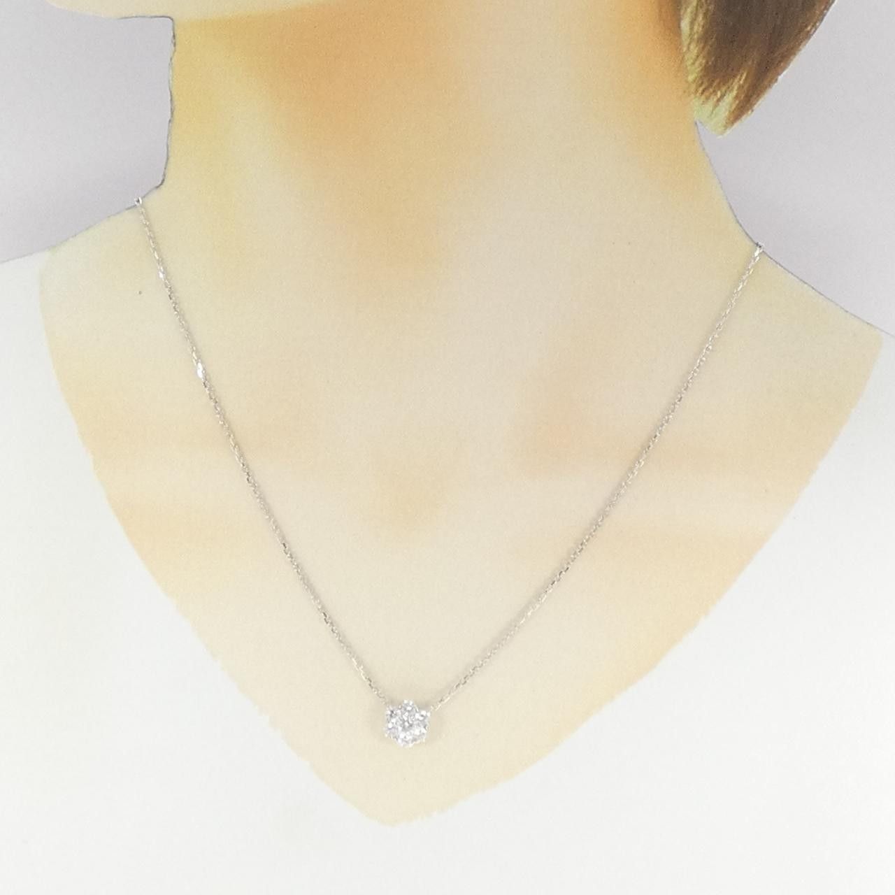 Van Cleef & Arpels Van Cleef & Arpels Van Cleef & Arpels Frivole Au750 White Gold Diamond Necklace Precious Metal Necklace DUTY FREE for USA Size ONE SIZE - 6 Thumbnail