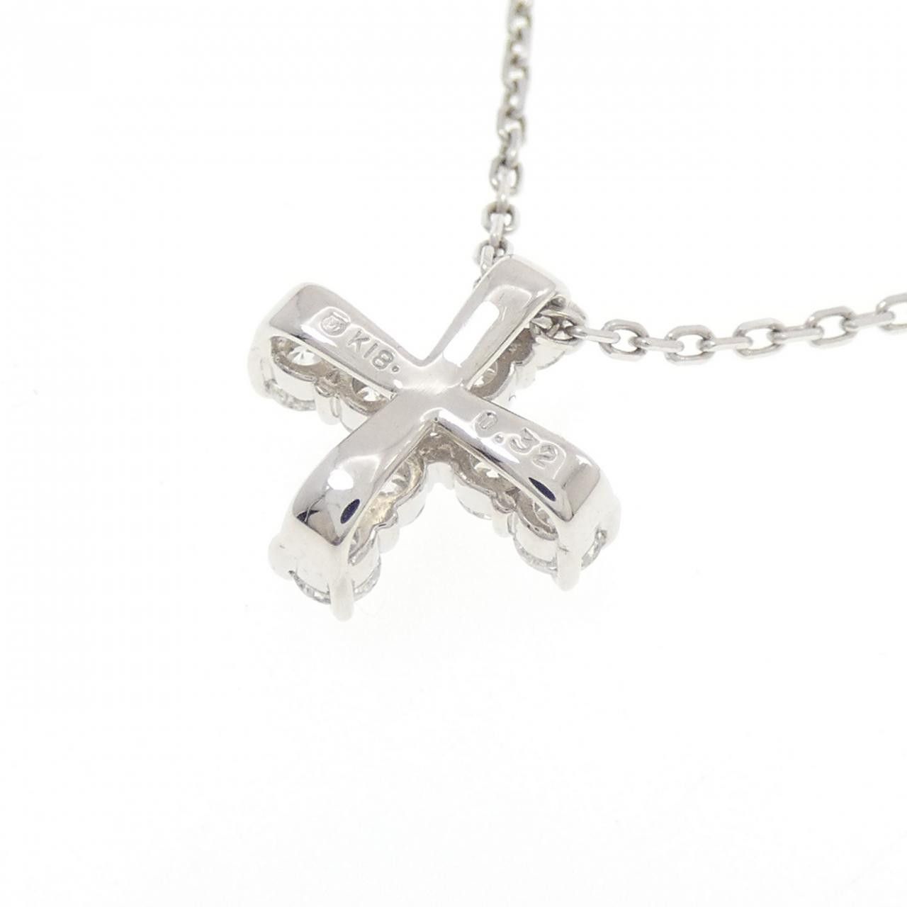 Mikimoto Mikimoto Mikimoto Au750 Diamond Necklace Precious Metal Necklace DUTY FREE for USA Size ONE SIZE - 4 Thumbnail