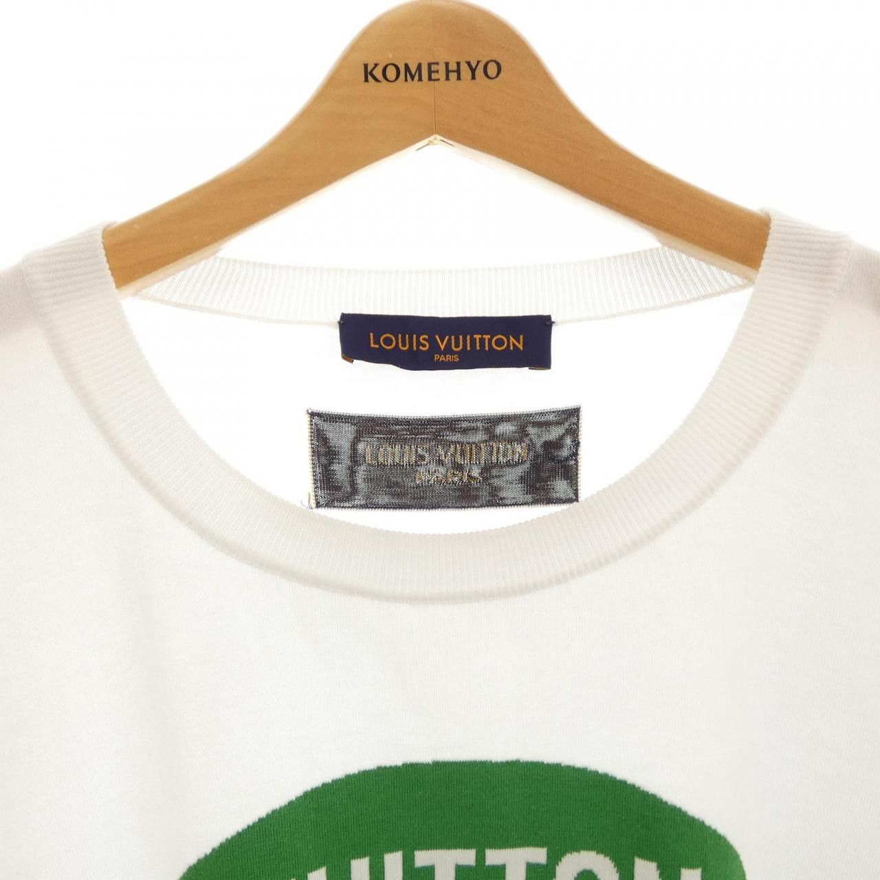 Louis Vuitton Louis Vuitton Louis Vuitton Intarsia Jacquard Knitwear Textile Tops HMN81WJS5 DUTY FREE for USA Size ONE SIZE - 5 Thumbnail
