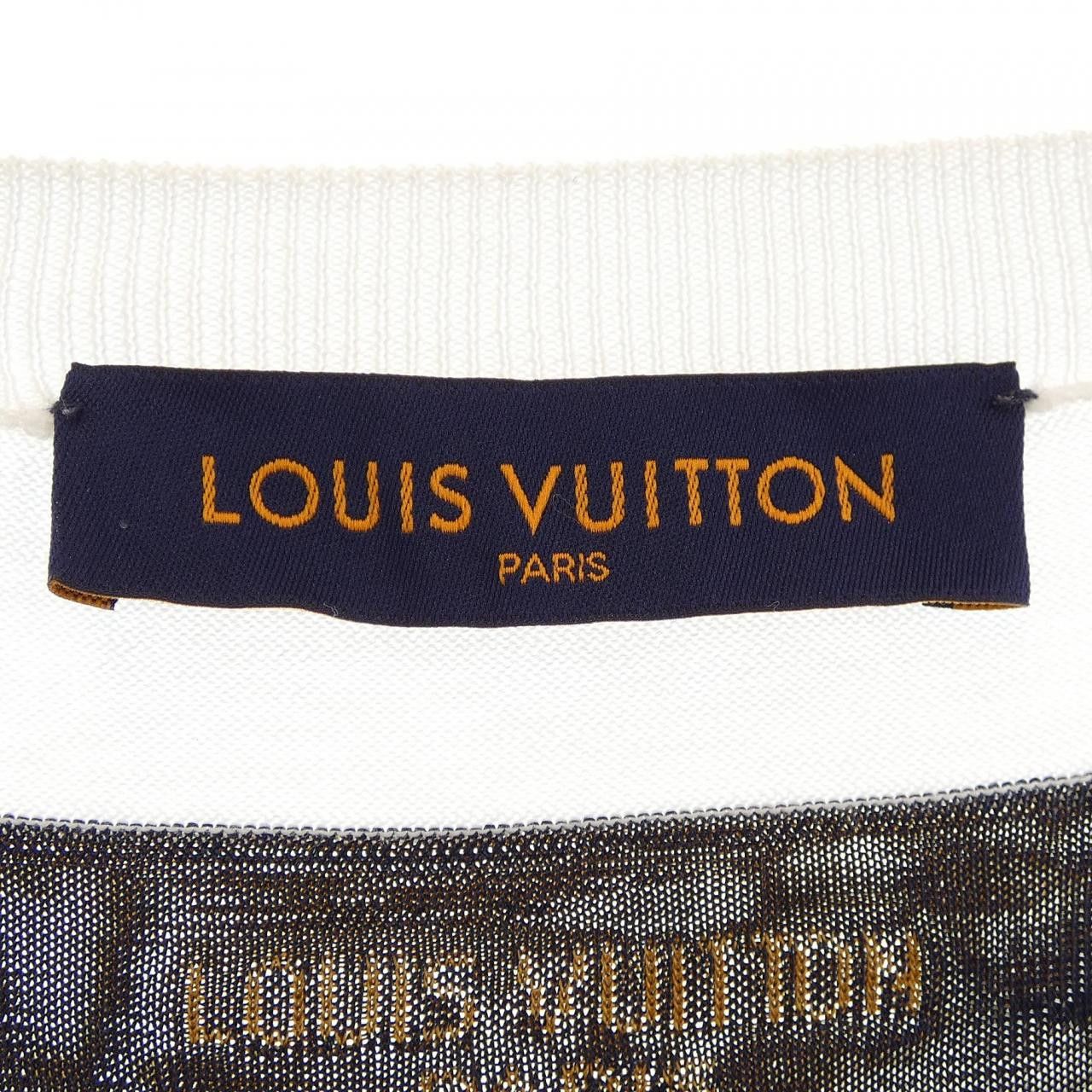 Louis Vuitton Louis Vuitton Louis Vuitton Intarsia Jacquard Knitwear Textile Tops HMN81WJS5 DUTY FREE for USA Size ONE SIZE - 4 Thumbnail