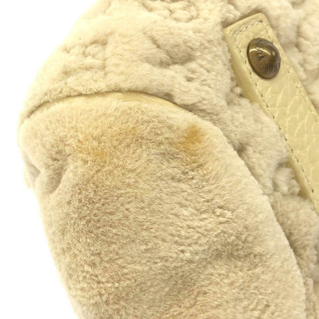 Louis Vuitton Louis Vuitton Louis Vuitton Demi Lune Cabochon Mink Fur Calf Bag Fur Handbag M95079 DUTY FREE for USA Size ONE SIZE - 2 Thumbnail