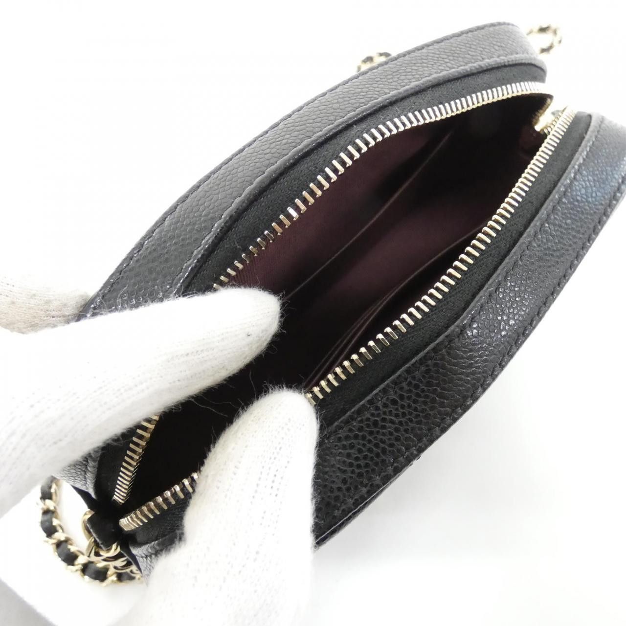 Chanel Chanel Chanel Timeless Classic Caviar Skin Chain Wallet Leather Shoulder AP3998 DUTY FREE for USA Size ONE SIZE - 8 Thumbnail