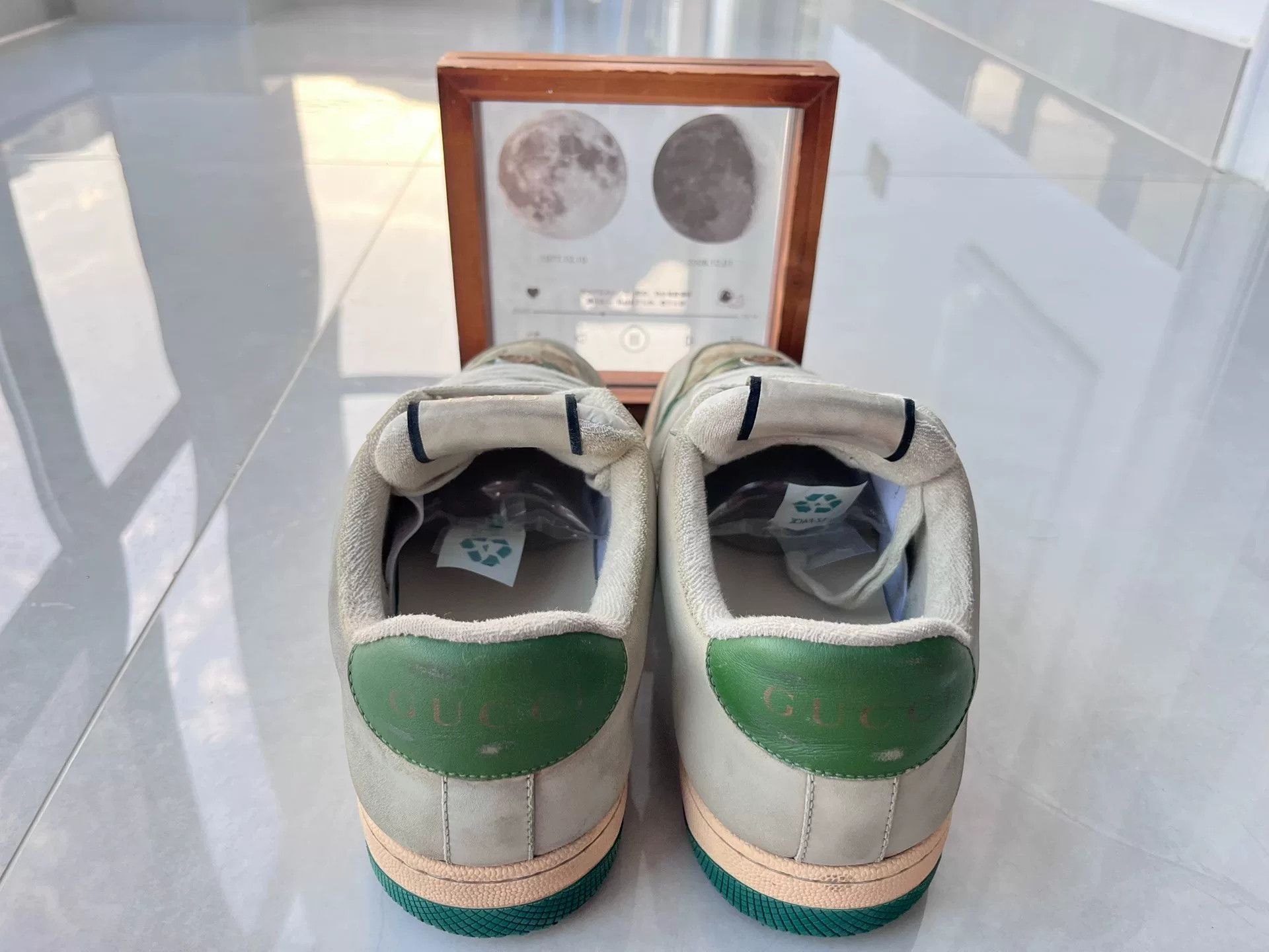 Gucci Gucci Distressed Green Lowtop Sneakers 9 Men Size US 9 / EU 42 - 5 Thumbnail
