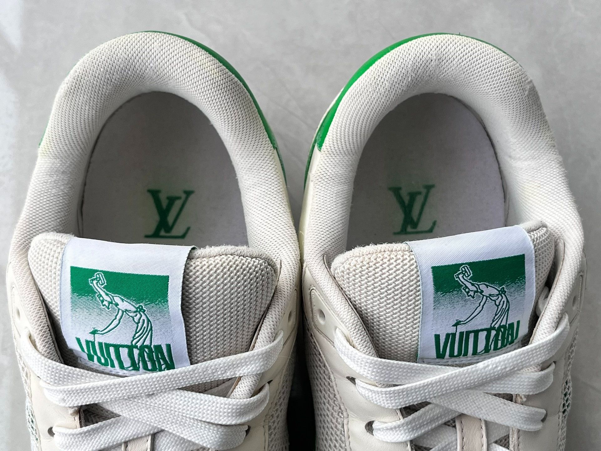 Louis Vuitton Louis Vuitton Training Green Lowtop Sneakers 8 Men Size US 8 / EU 41 - 6 Thumbnail