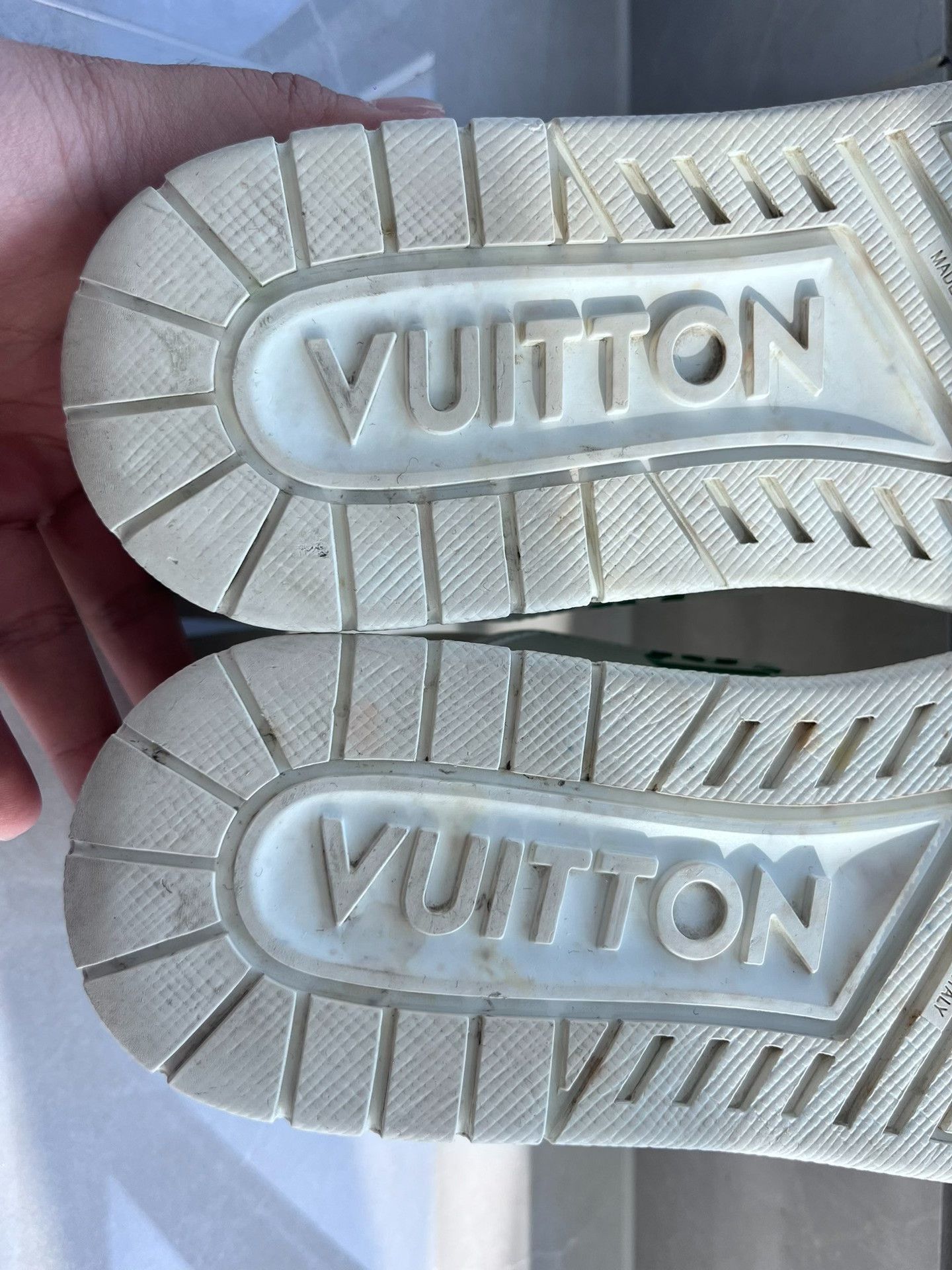 Louis Vuitton Louis Vuitton Training Green Lowtop Sneakers 7 Men Size US 7 / EU 40 - 9 Thumbnail