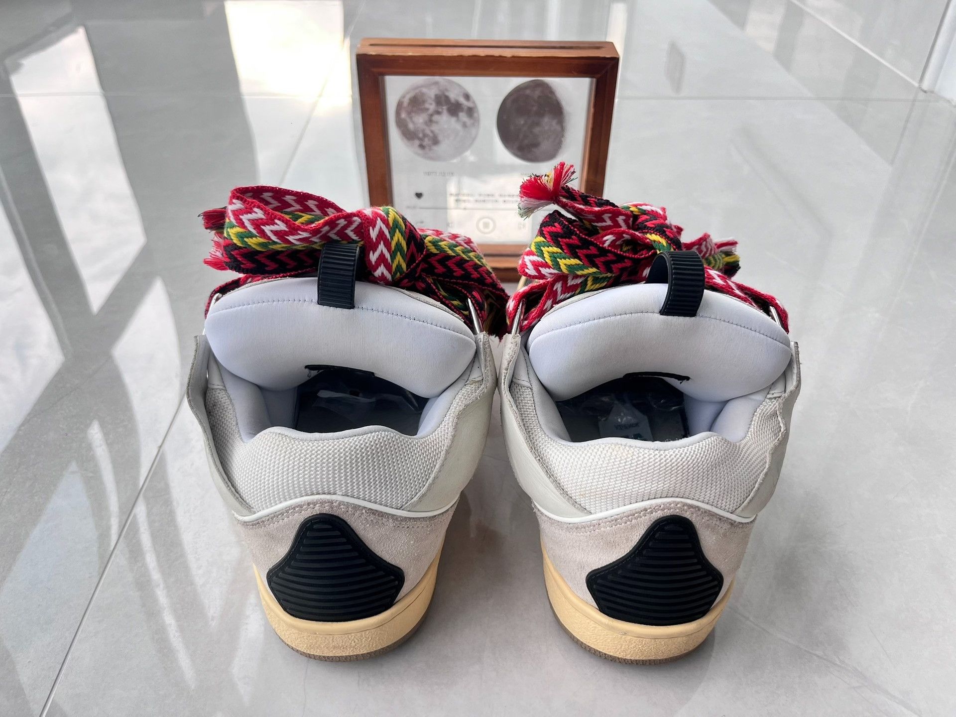 Lanvin Lanvin Patchwork White Lowtop Sneakers 10 Men Size US 10 / EU 43 - 5 Thumbnail