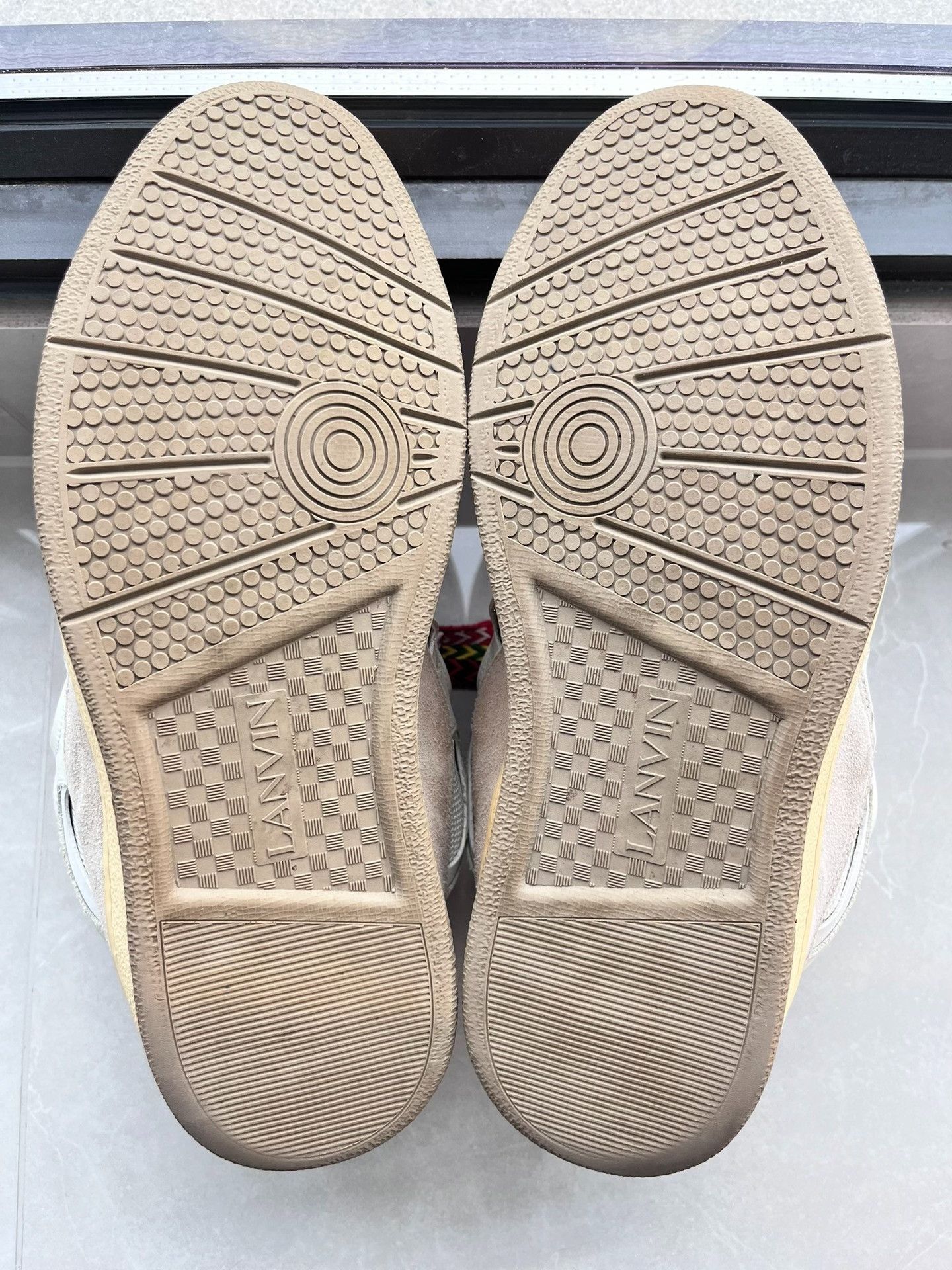Lanvin Lanvin Patchwork White Lowtop Sneakers 10 Men Size US 10 / EU 43 - 6 Thumbnail