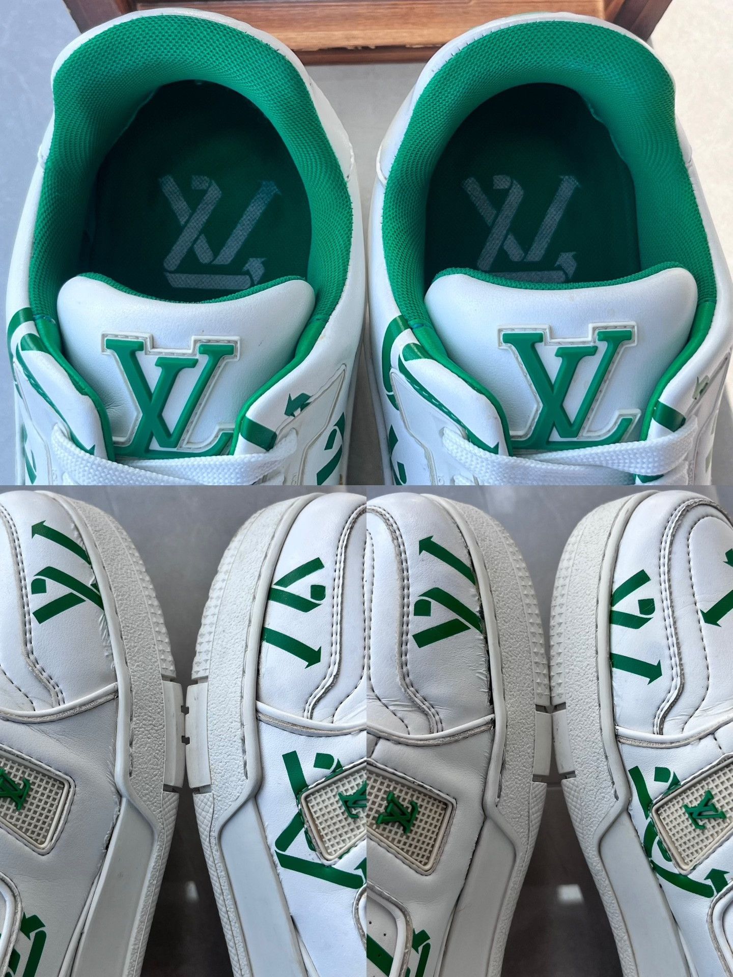 Louis Vuitton Louis Vuitton Training Green Lowtop Sneakers 7 Men Size US 7 / EU 40 - 6 Thumbnail