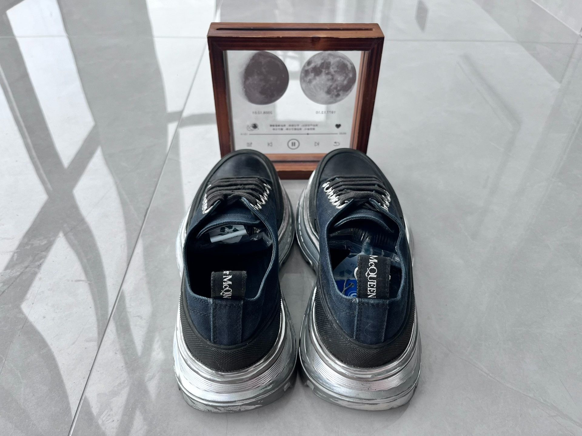 Alexander McQueen Alexander McQueen Black Lowtop Sneakers it_38 Women Size US 8 / IT 38 - 5 Thumbnail