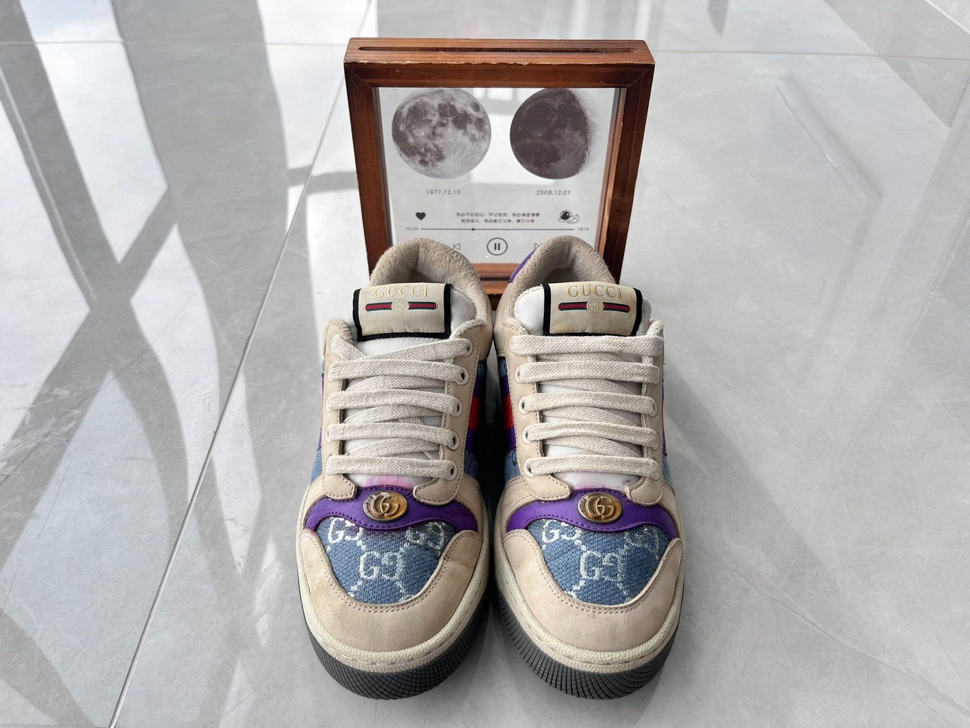 Gucci Gucci Blue Lowtop Sneakers 5 Men Size US 5 / EU 37 - 4 Thumbnail