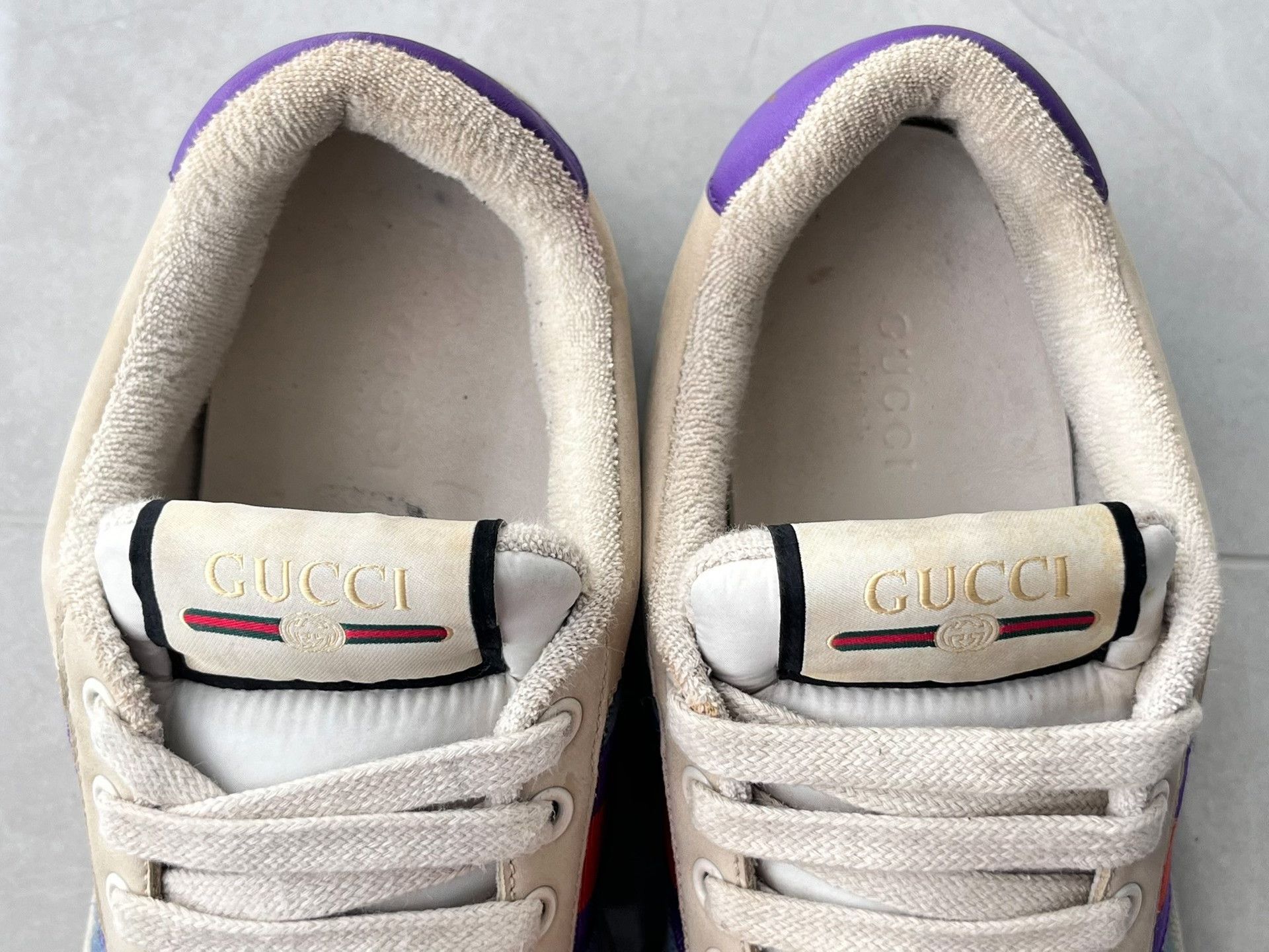 Gucci Gucci Blue Lowtop Sneakers 5 Men Size US 5 / EU 37 - 9 Thumbnail
