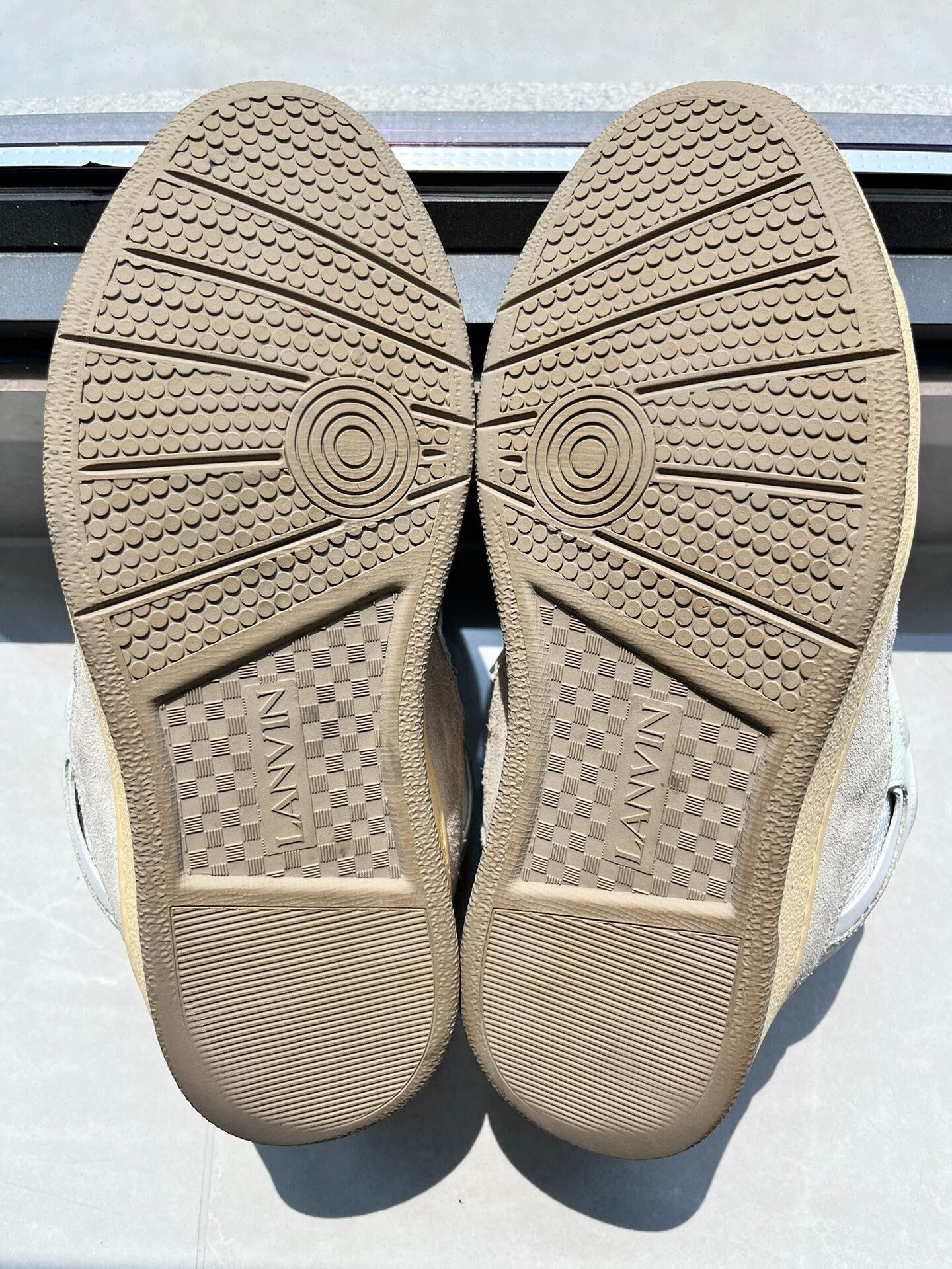 Lanvin Lanvin Patchwork White Lowtop Sneakers 9 Men Size US 9 / EU 42 - 6 Thumbnail