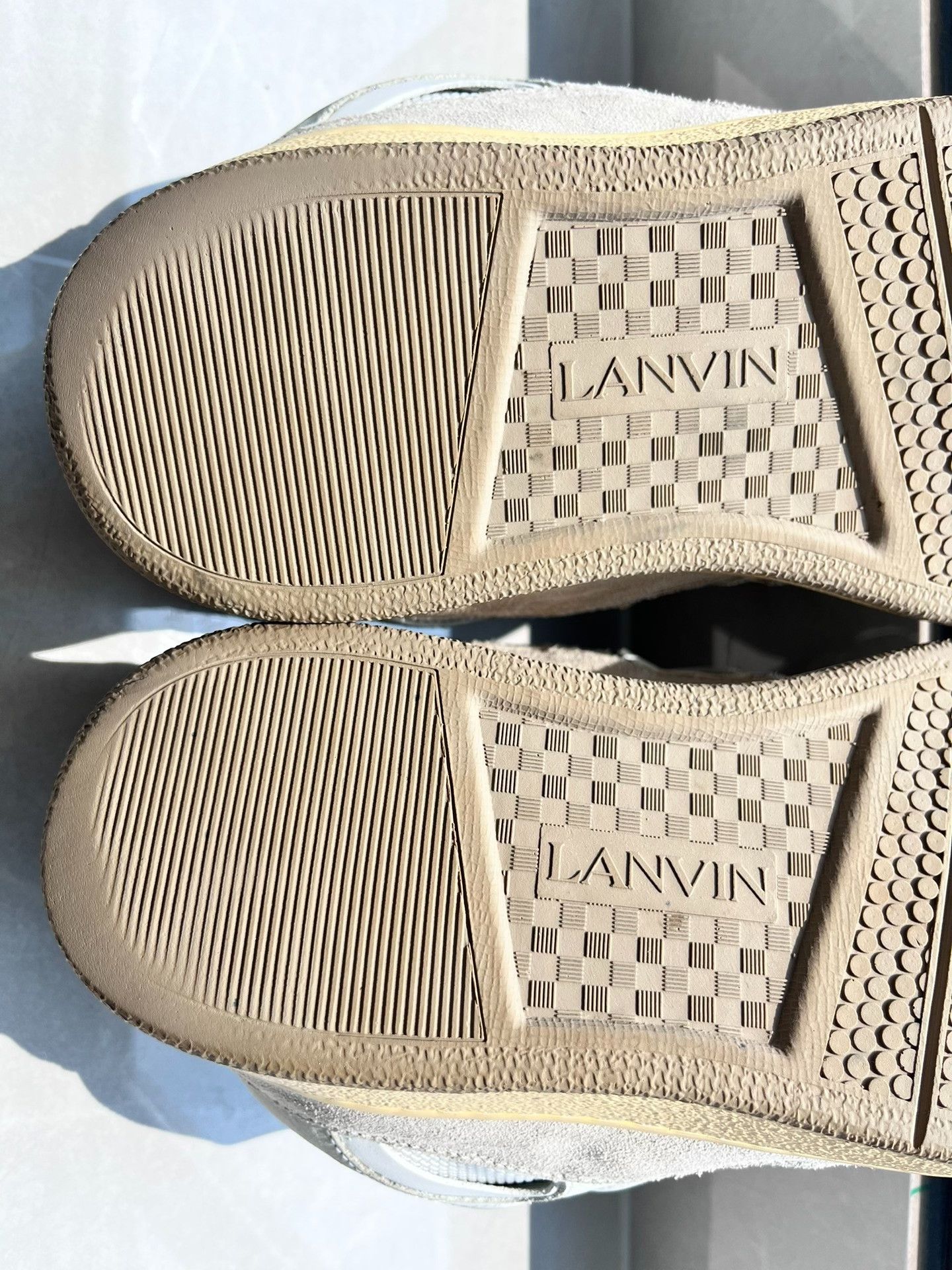 Lanvin Lanvin Patchwork White Lowtop Sneakers 9 Men Size US 9 / EU 42 - 8 Thumbnail