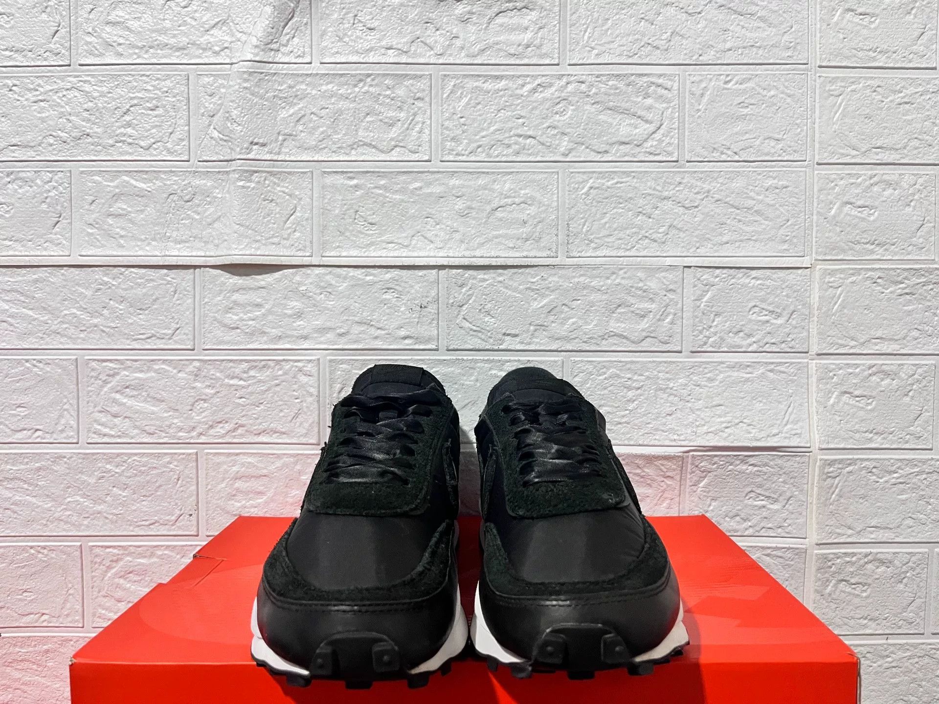 Sacai Sacai Black Lowtop Sneakers 12 Men Size US 12 / EU 45 - 5 Thumbnail