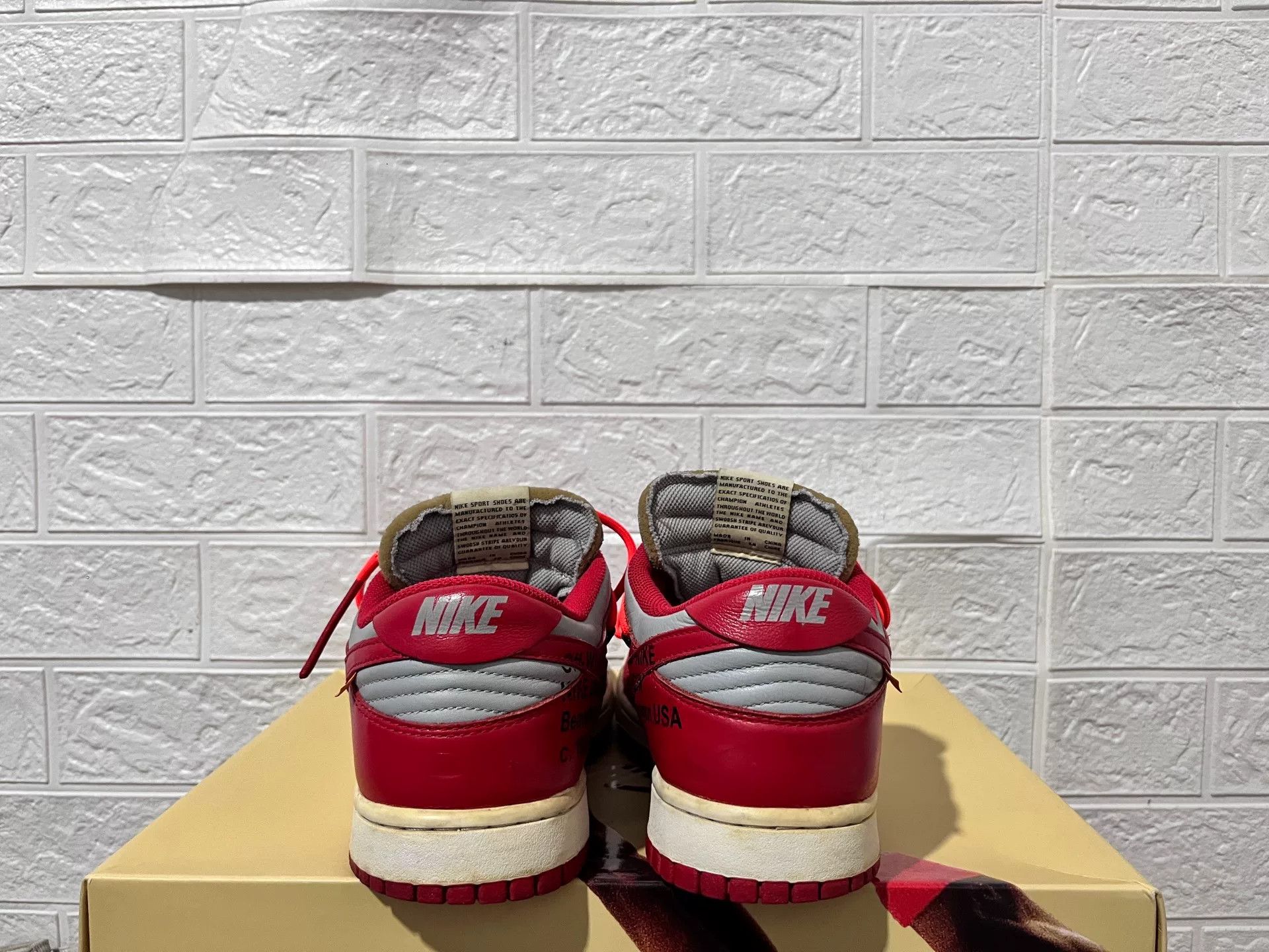 Nike Nike DUNK Red Lowtop Sneakers 10 Men Size US 10 / EU 43 - 6 Thumbnail