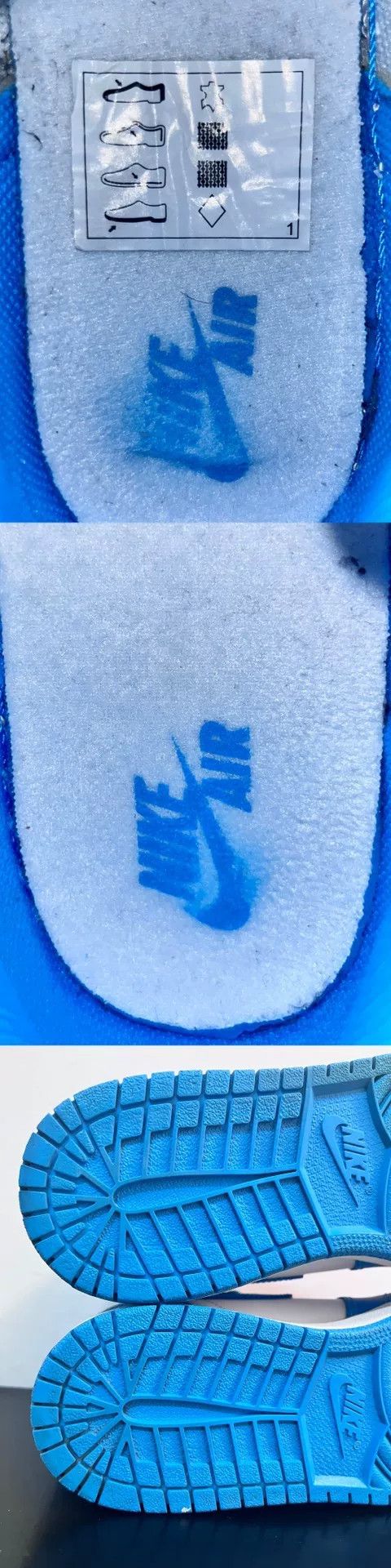 Nike Nike AJ1 Blue Lowtop Sneakers 5.5 Men Size US 5.5 / EU 38 - 9 Thumbnail