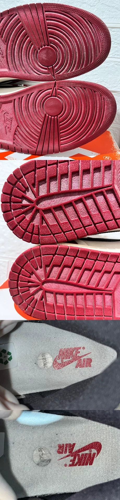 Nike Nike AJ1 Red Hitop Sneakers 11 Men Size US 11 / EU 44 - 8 Thumbnail