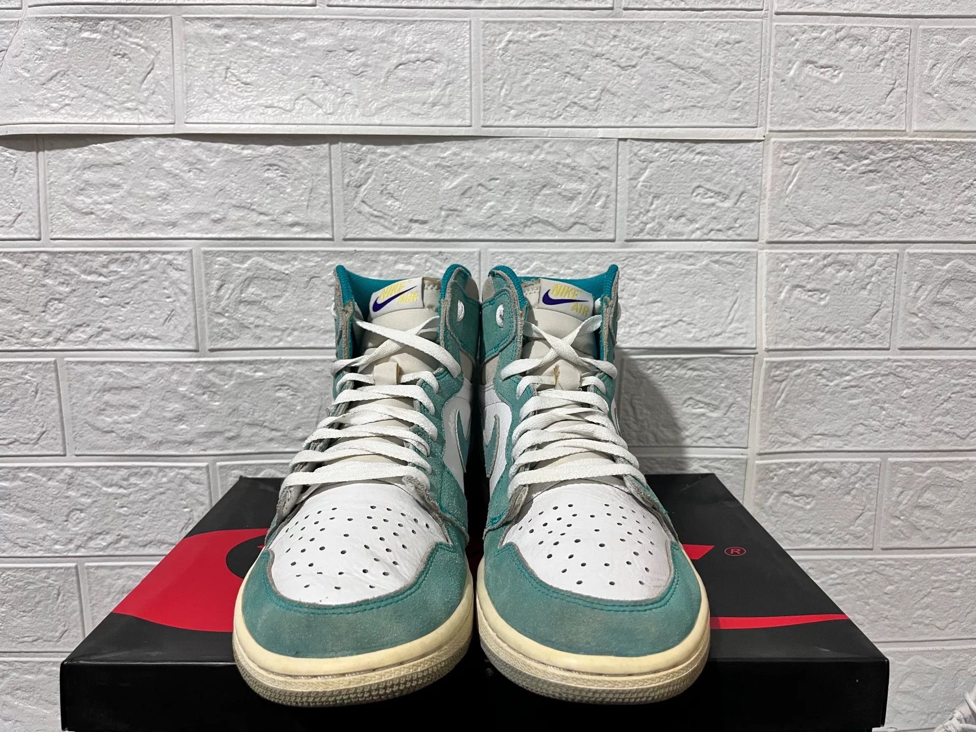 Nike Nike AJ1 Green Hitop Sneakers 11 Men Size US 11 / EU 44 - 5 Thumbnail
