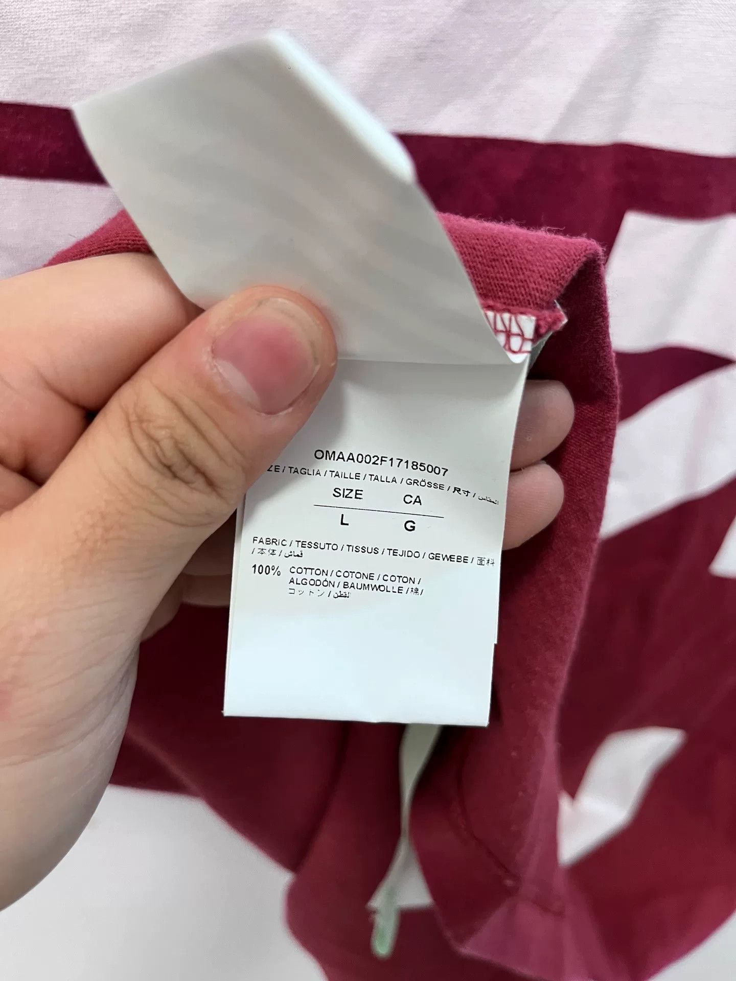 Off-White Off-White White T-Shirt l Men Size US L / EU 52-54 / 3 - 6 Thumbnail
