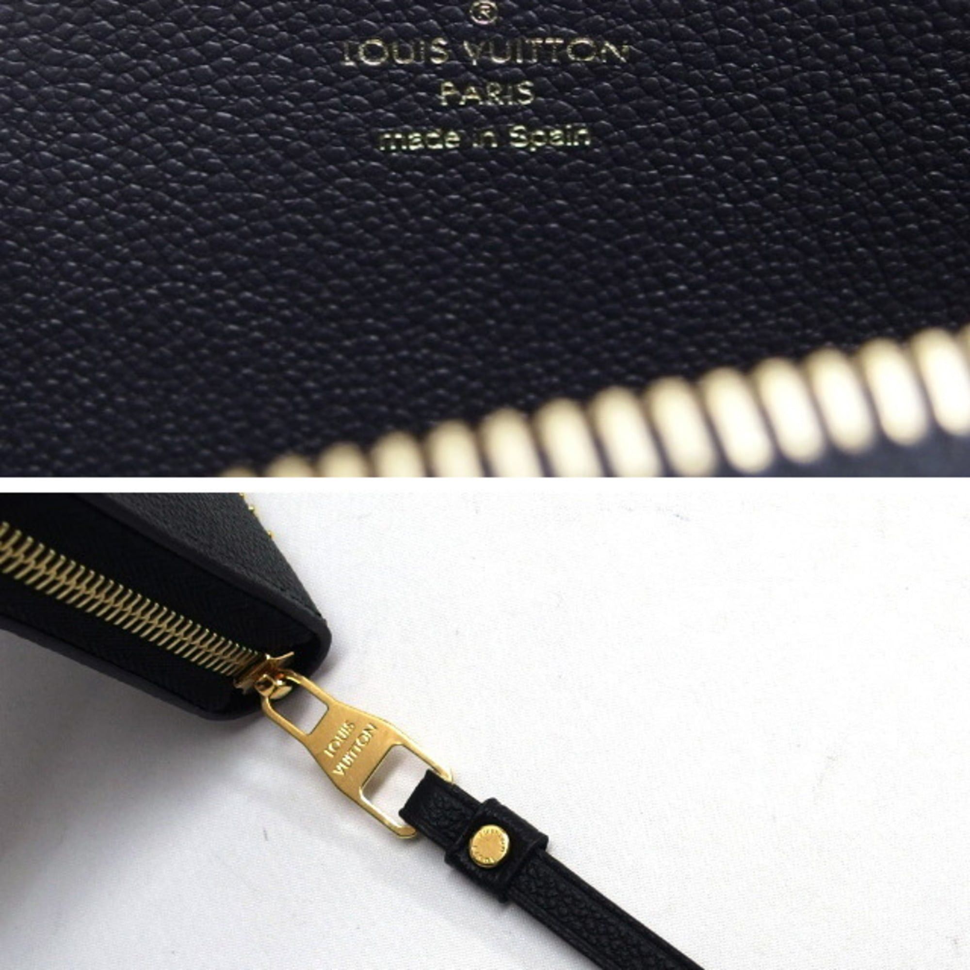 Louis Vuitton Louis Vuitton Monogram Empreinte Studded Zippy Wallet, Black Size ONE SIZE - 8 Thumbnail
