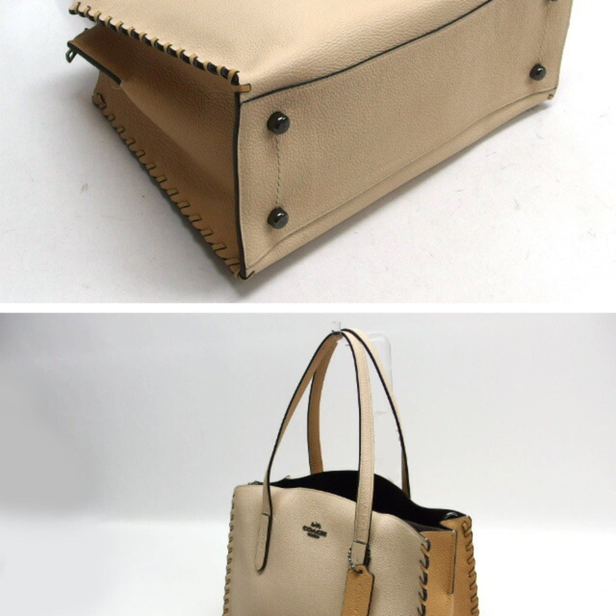 Coach Coach Charlie Carryall Tote Bag, Beige Size ONE SIZE - 4 Thumbnail