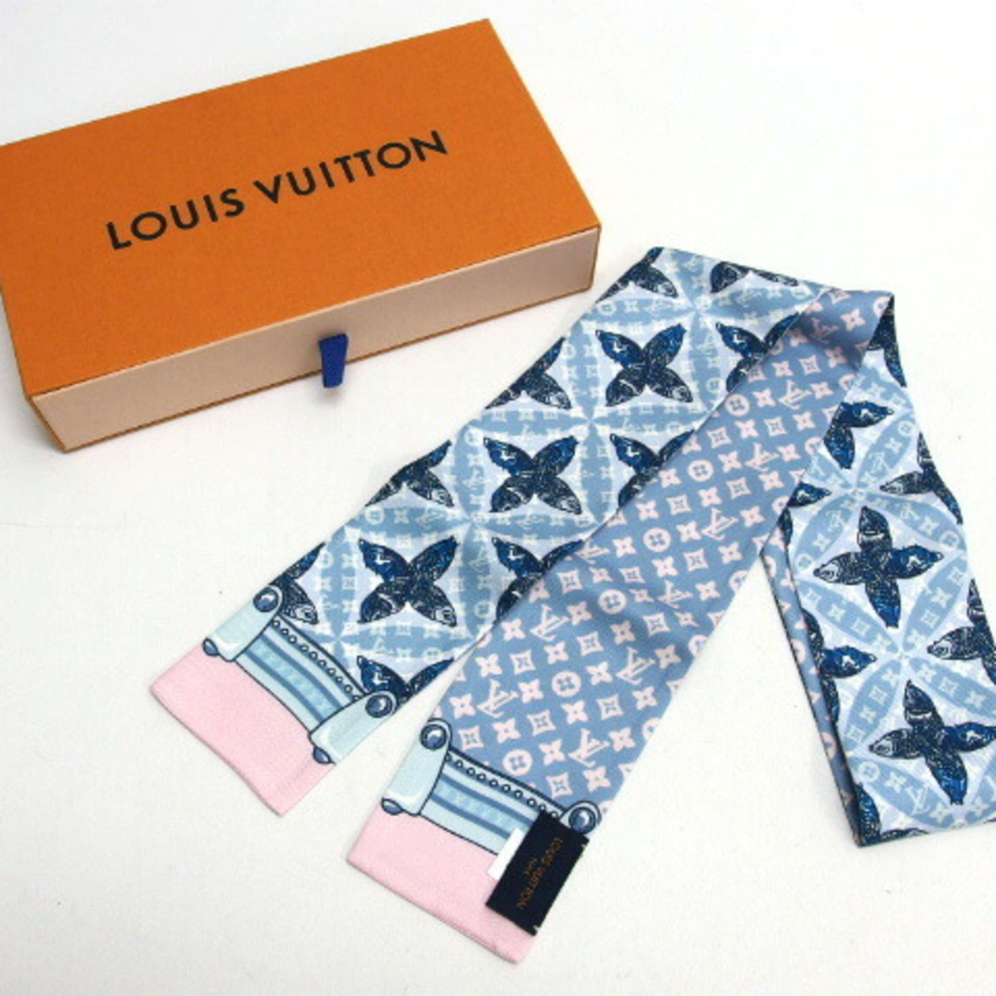 Louis Vuitton Louis Vuitton Monogram Bandeau Animal Fish Ribbon Scarf/Muffler Size ONE SIZE - 3 Thumbnail