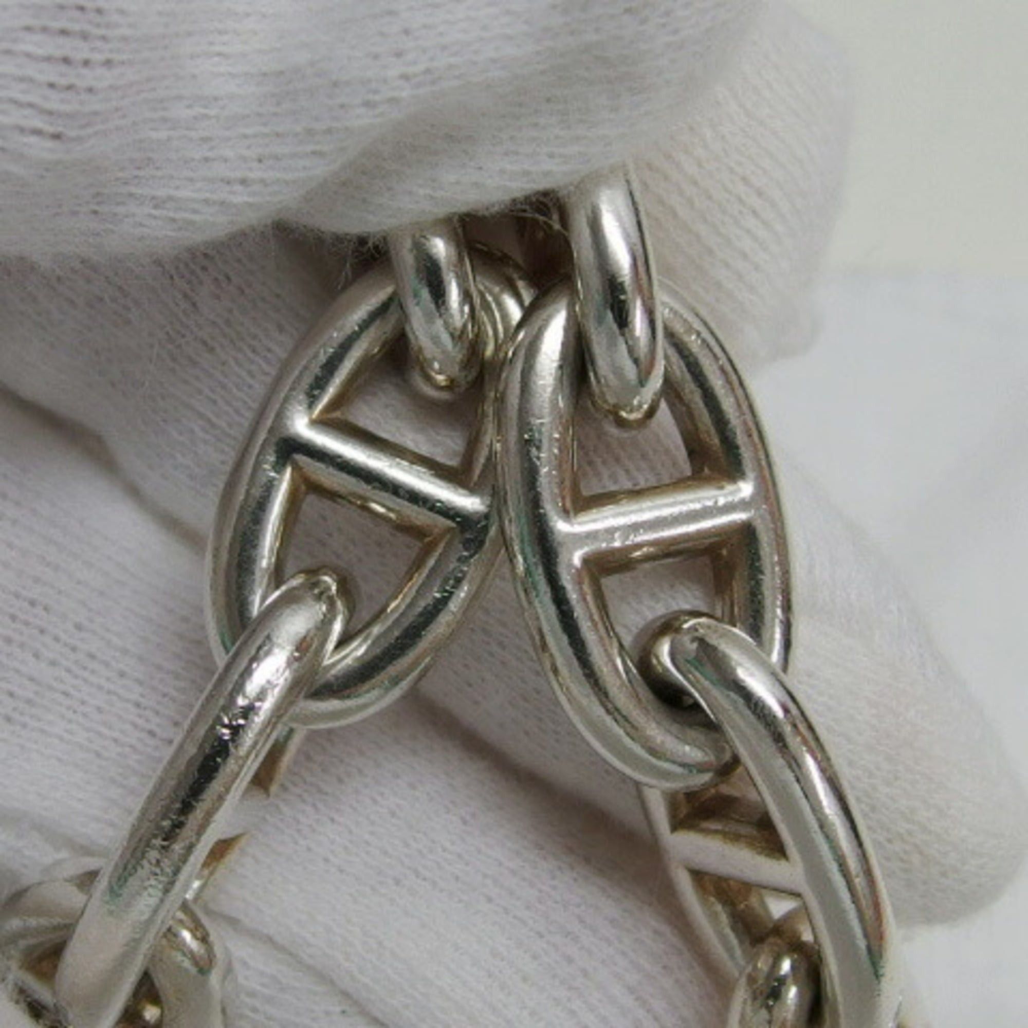 Hermes Hermes Chaine d'Ancre GM 12-link silver bracelet Size ONE SIZE - 7 Thumbnail