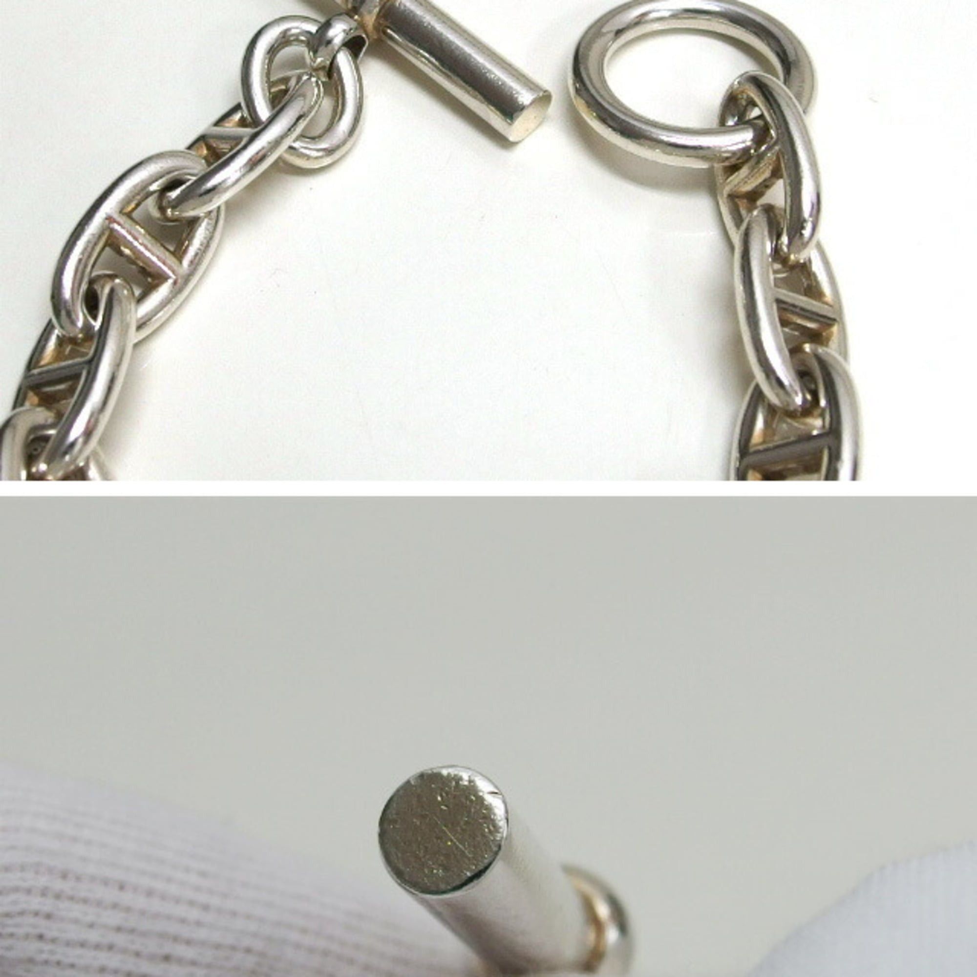 Hermes Hermes Chaine d'Ancre GM 12-link silver bracelet Size ONE SIZE - 11 Thumbnail